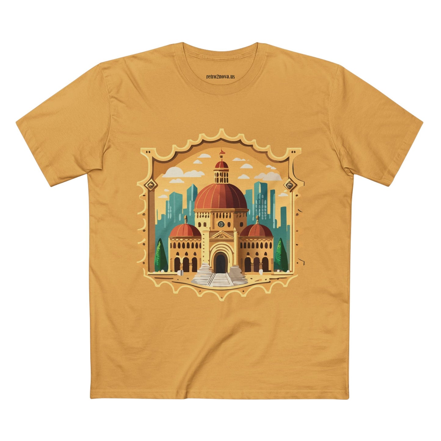Stamp Shirt Postage Stamp Tee Unisex Premium Cotton With Original Art Design From Retro2Nova