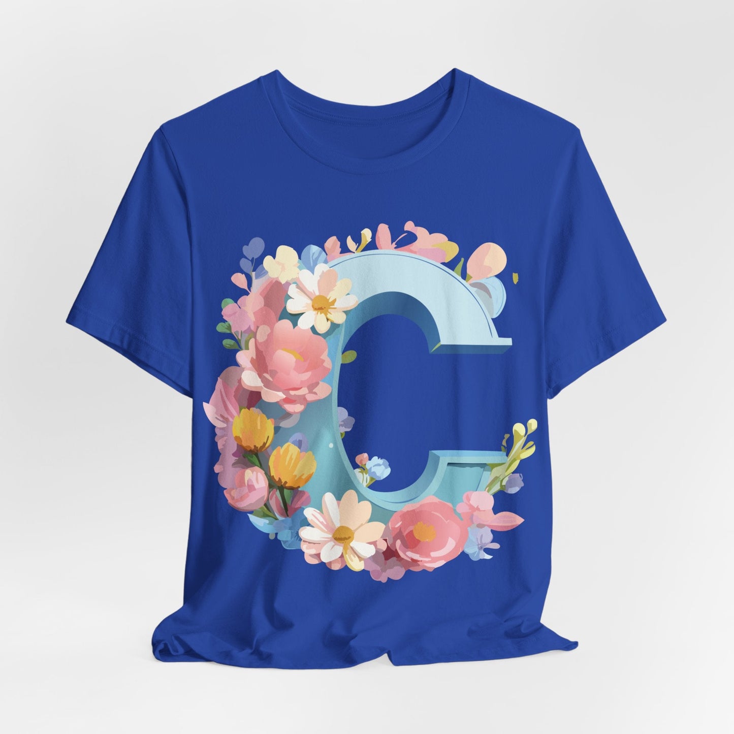Letter C Graphic Tee Unisex Jersey Short Sleeve Premium Adelpha Artwork Vintage Inspired Casual Wear