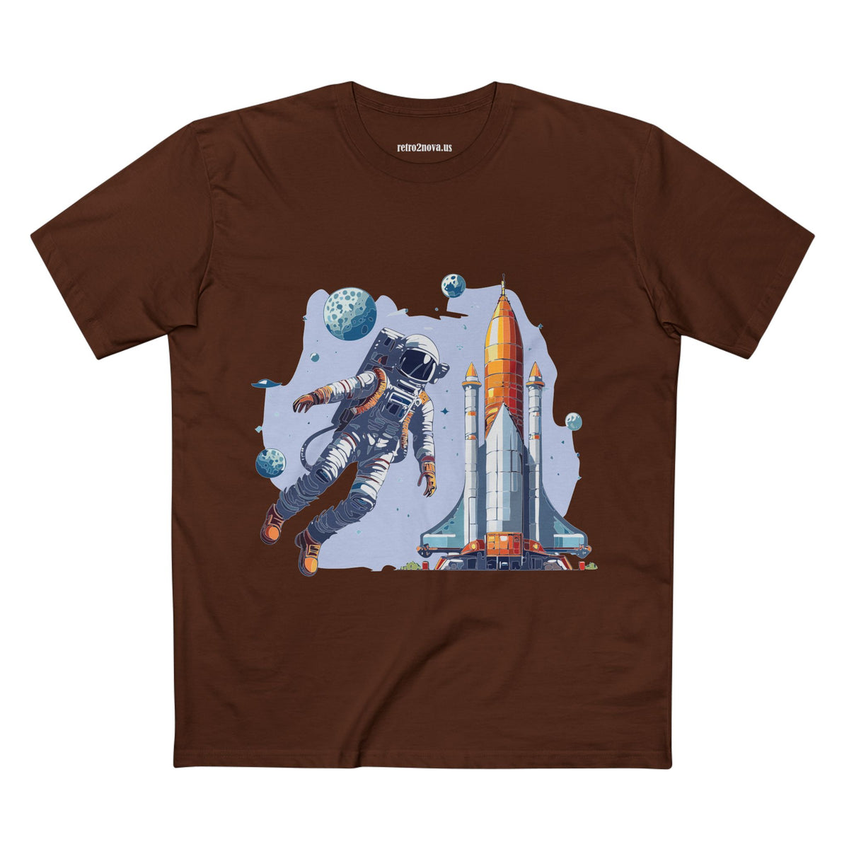 Cosmos Astronaut Graphic Tee Staple Unisex 100 Cotton Tee Shirt - CS-15