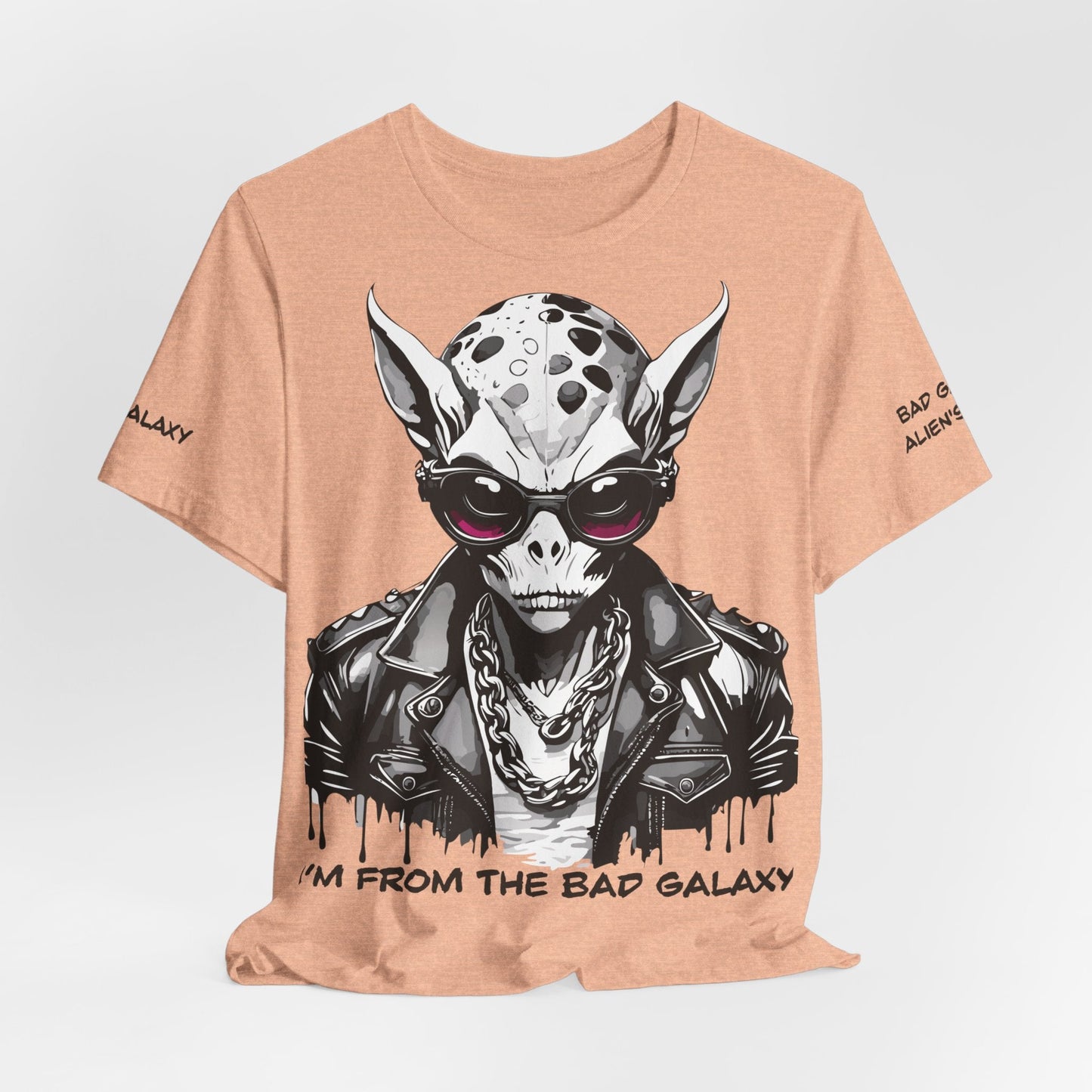 Alien Tee Shirt From Bad Galaxy 100 Cotton Made To Order With Eco Friendly Inks USA