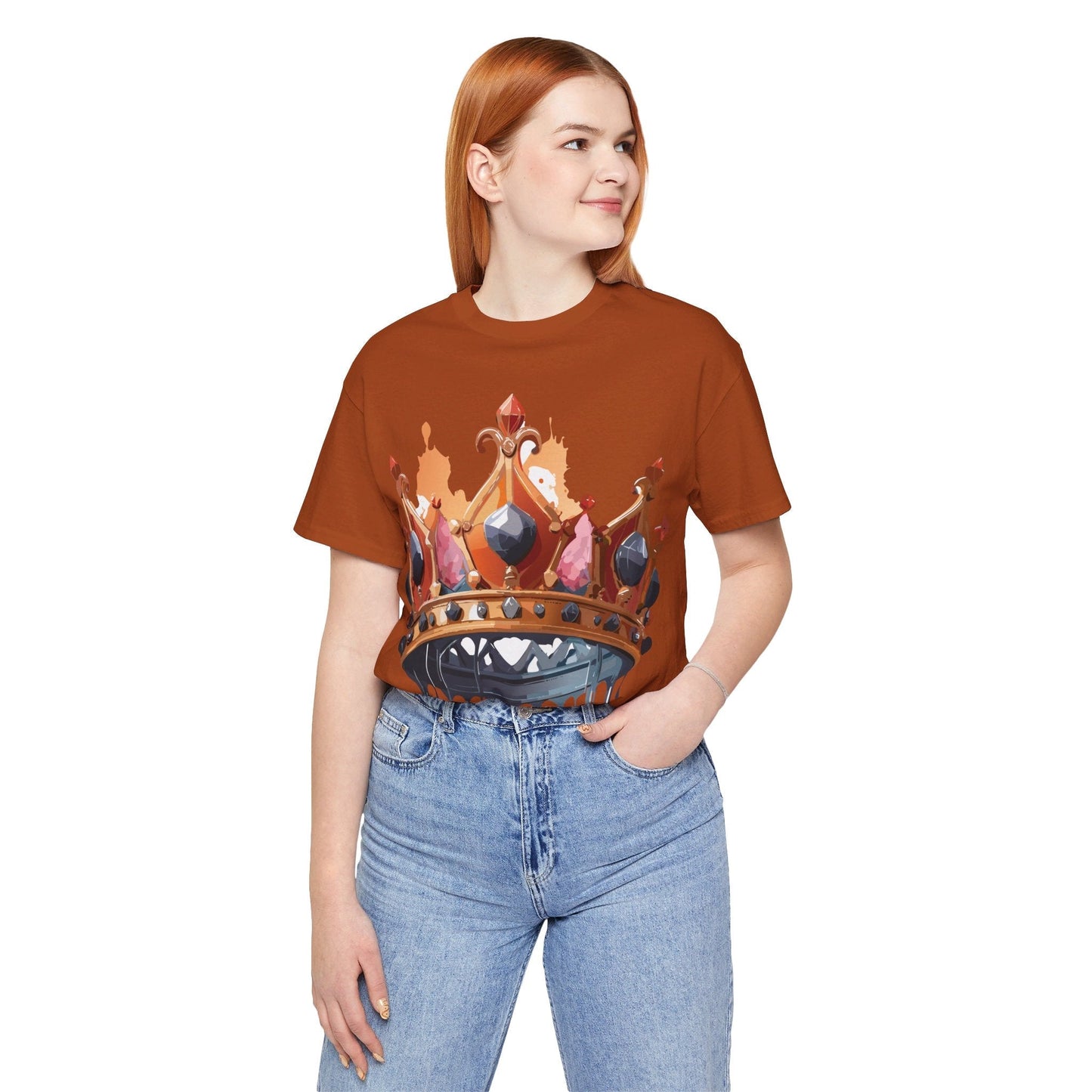 Adelpha Crown Graphic Tee Unisex Jersey Short Sleeve Art Design Vintage Inspired Shirt
