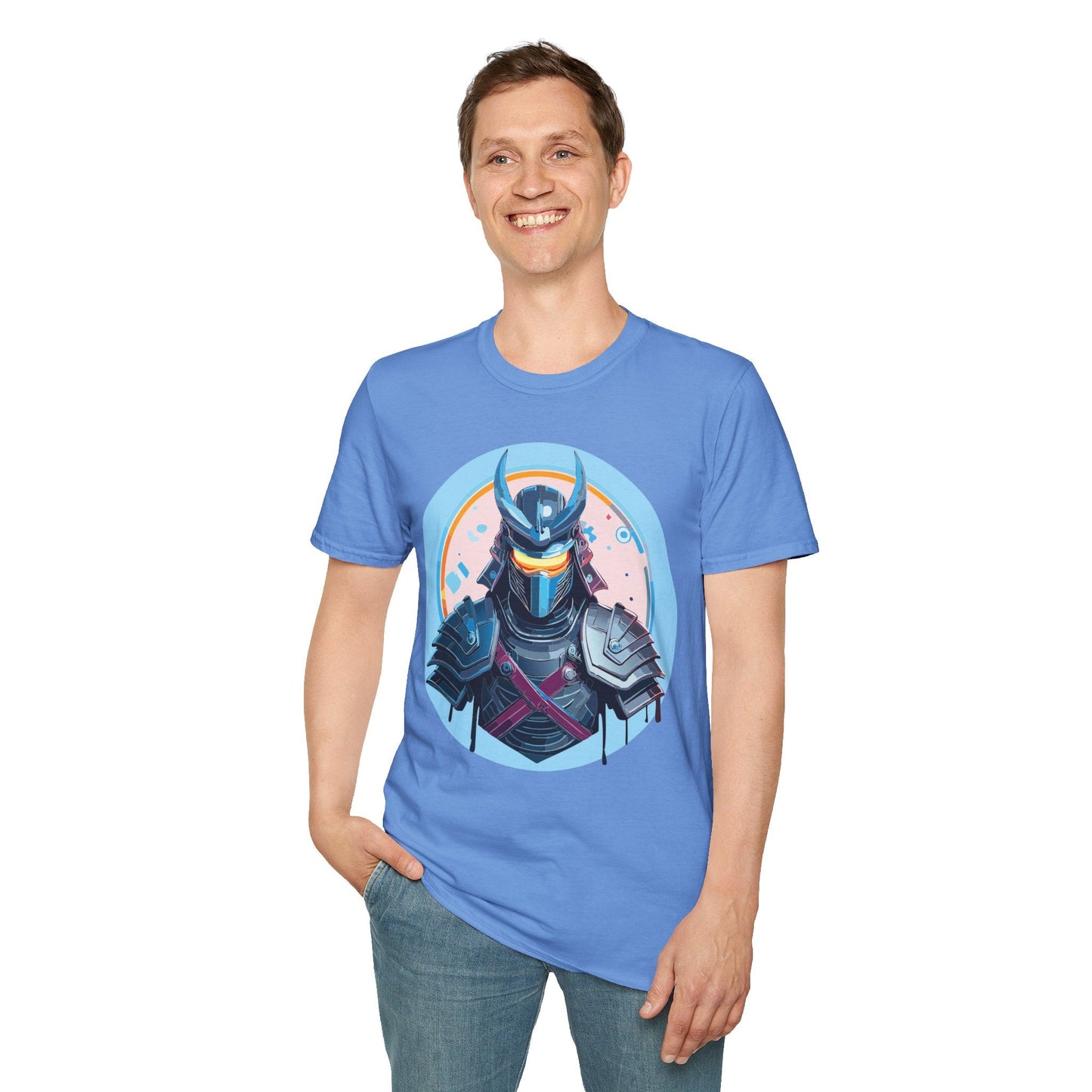 Samurai T Shirt Unisex Softstyle 64000 Tee Lightweight Comfortable 100 Percent Ring Spun Cotton