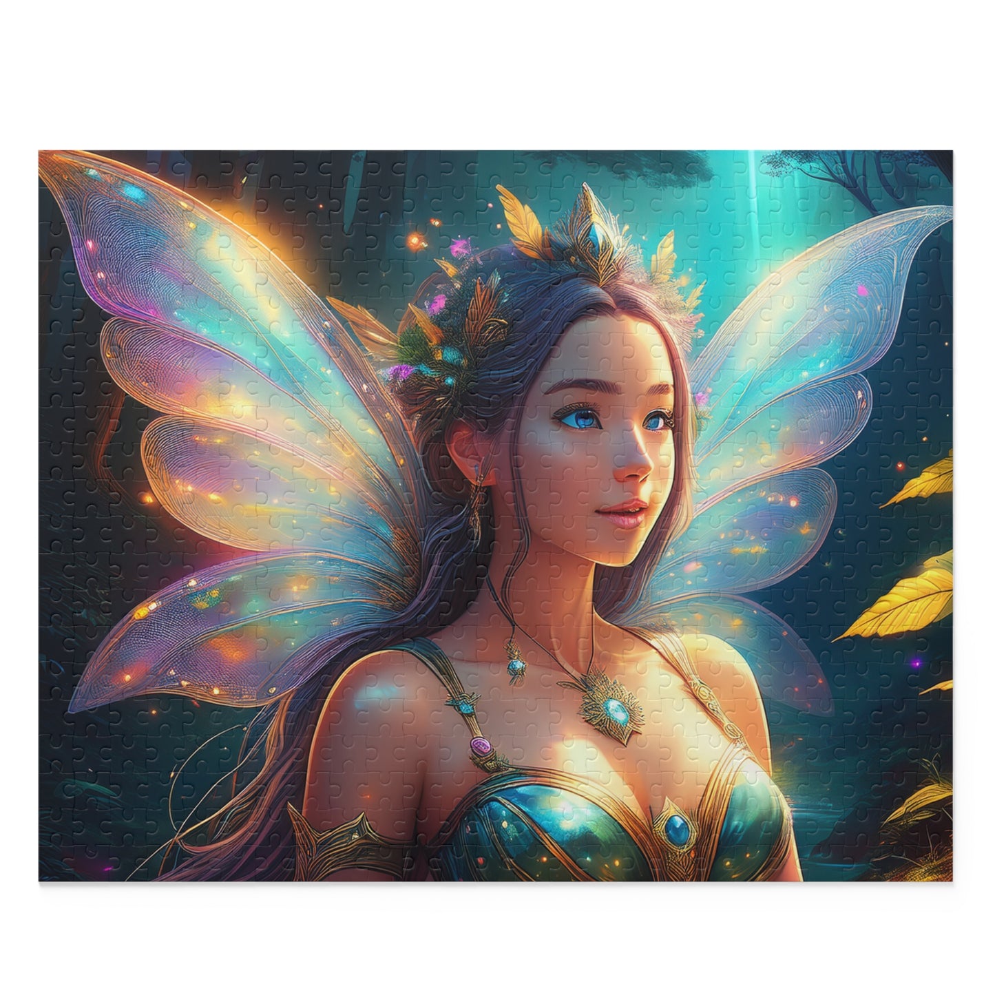 Fairy Puzzle 500-Chipboard Pieces in Box | Kids Puzzles Size: 16" x 20",  Ages 9+ and Family pn9