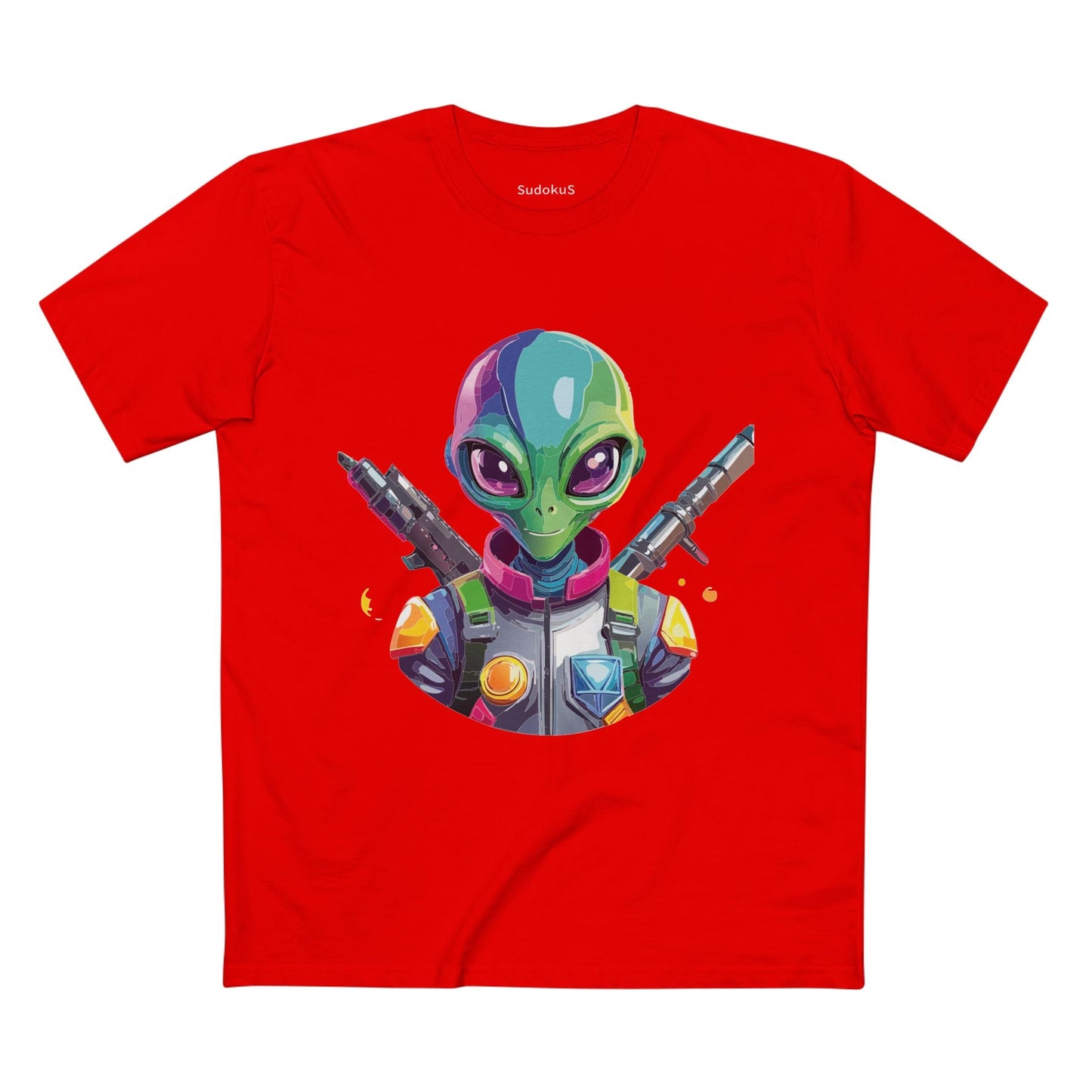 Aliens Graphic Unisex 100 Cotton Staple Tee 57