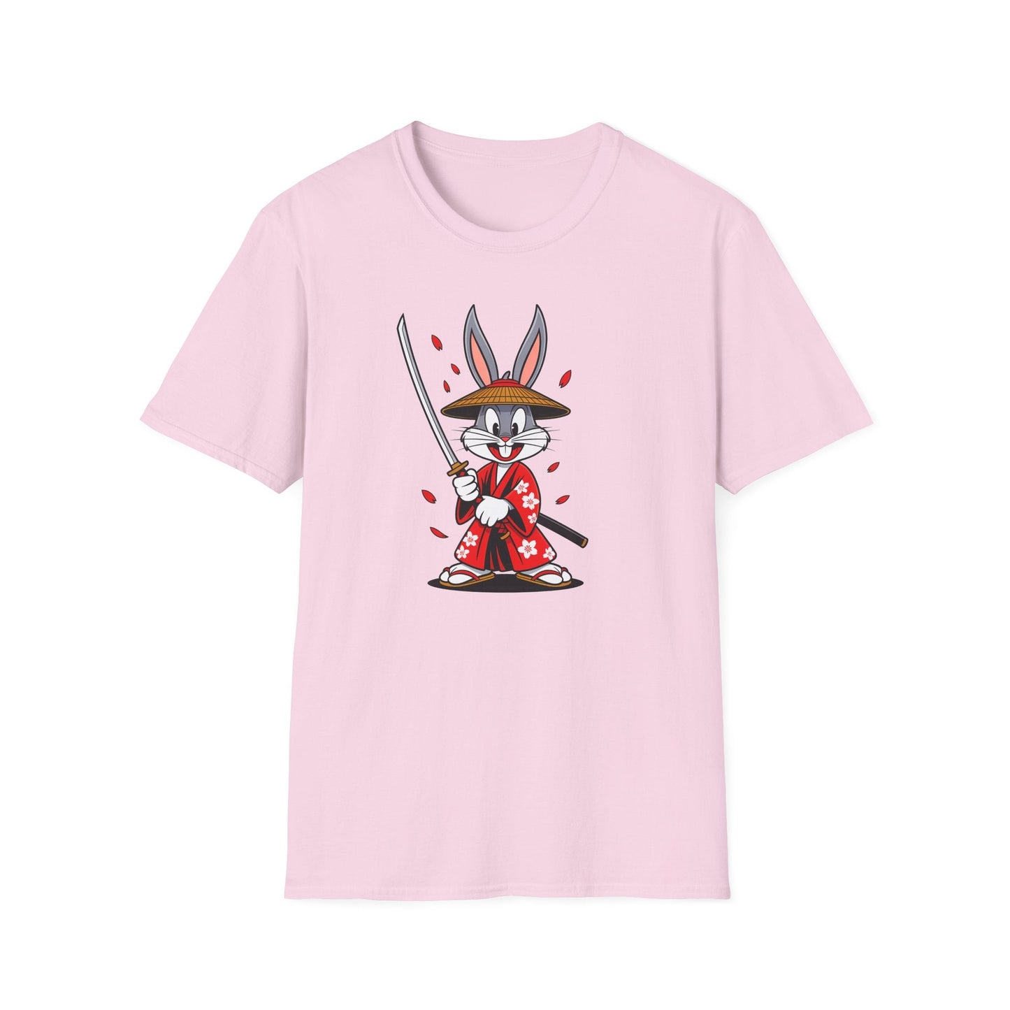 Bugs Bunny Graphic T Shirt Unisex Gildan Softstyle 64000 Cotton Tee Cartoon Animation Design