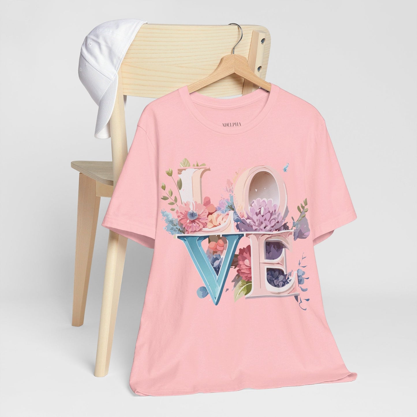 Adelpha Vintage Inspired Graphic T Shirt Unisex Jersey Short Sleeve Valentine Design