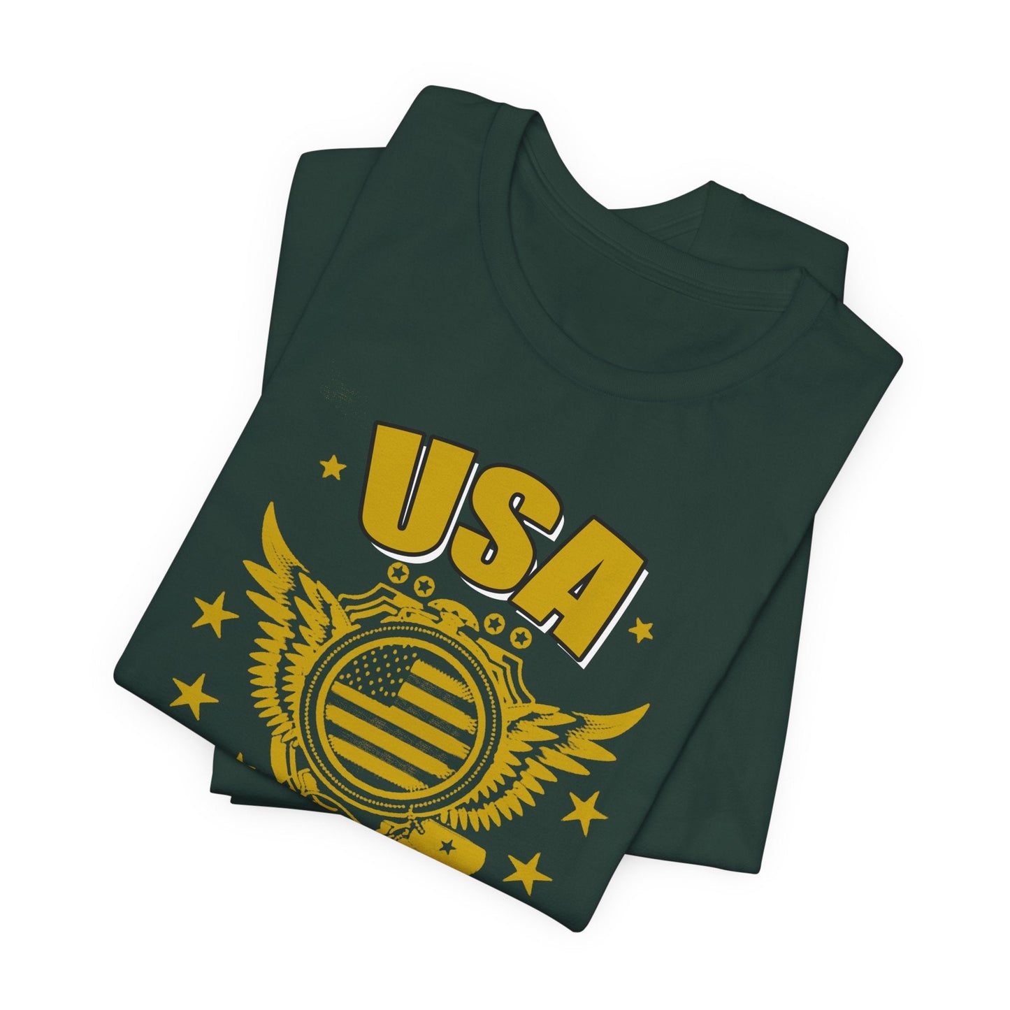 Army Veteran Patriotic Graphic Design Unisex Cotton T-Shirt v59