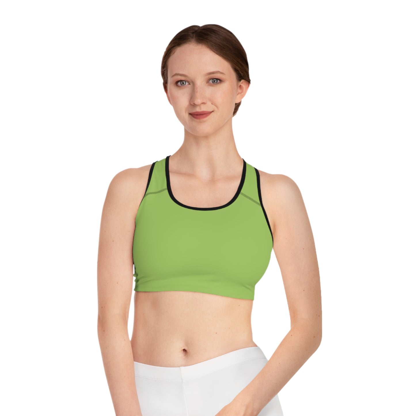Green Color Sports Bra, Green Sports Bra 13