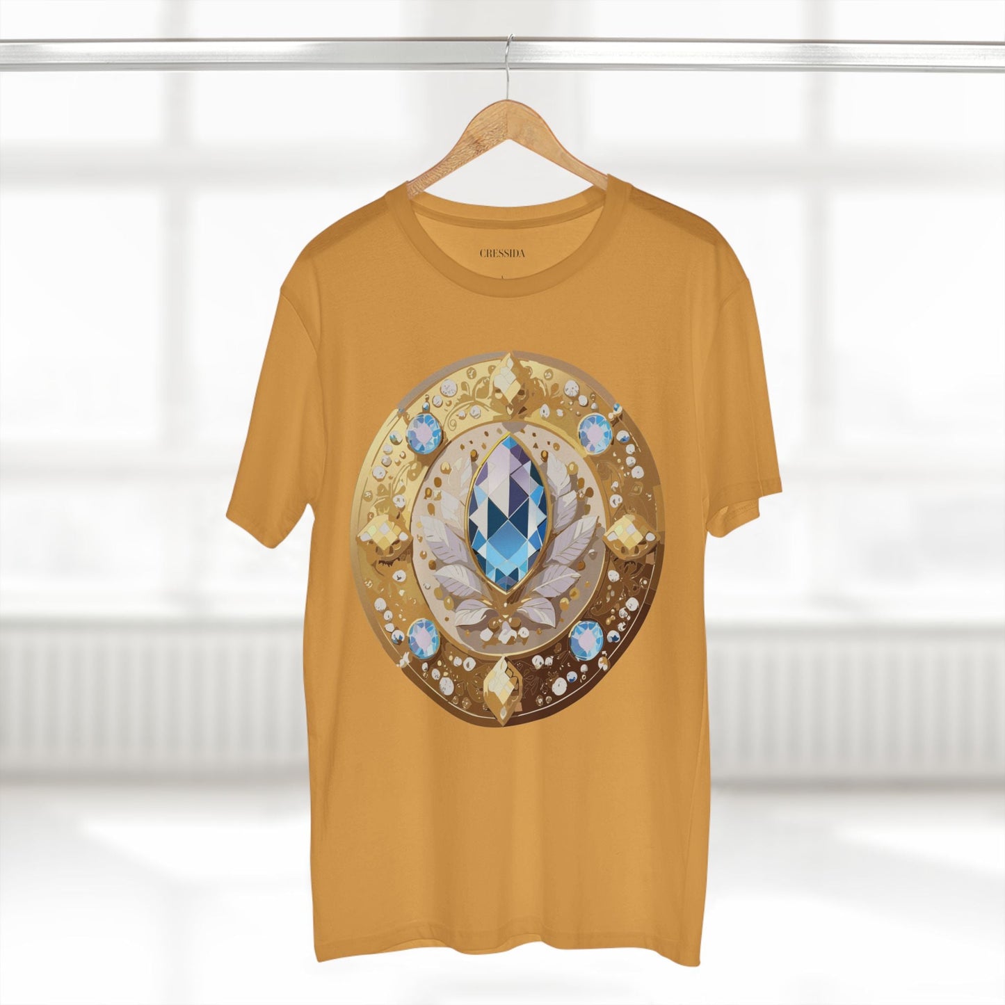 Medallion Graphic T-Shirt Unisex 100 Cotton With Gold Art Design Medal Tee 17