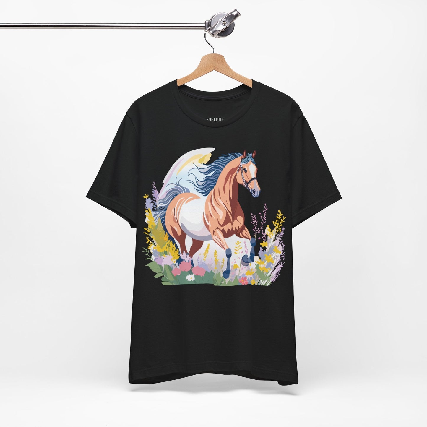 Horse Graphic Unisex 100 Cotton Vintage Animal Art T-Shirt 4