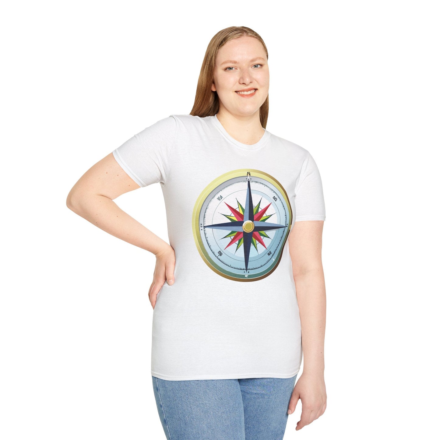 Compass Navigator Graphic Tee Unisex 100 Cotton 6