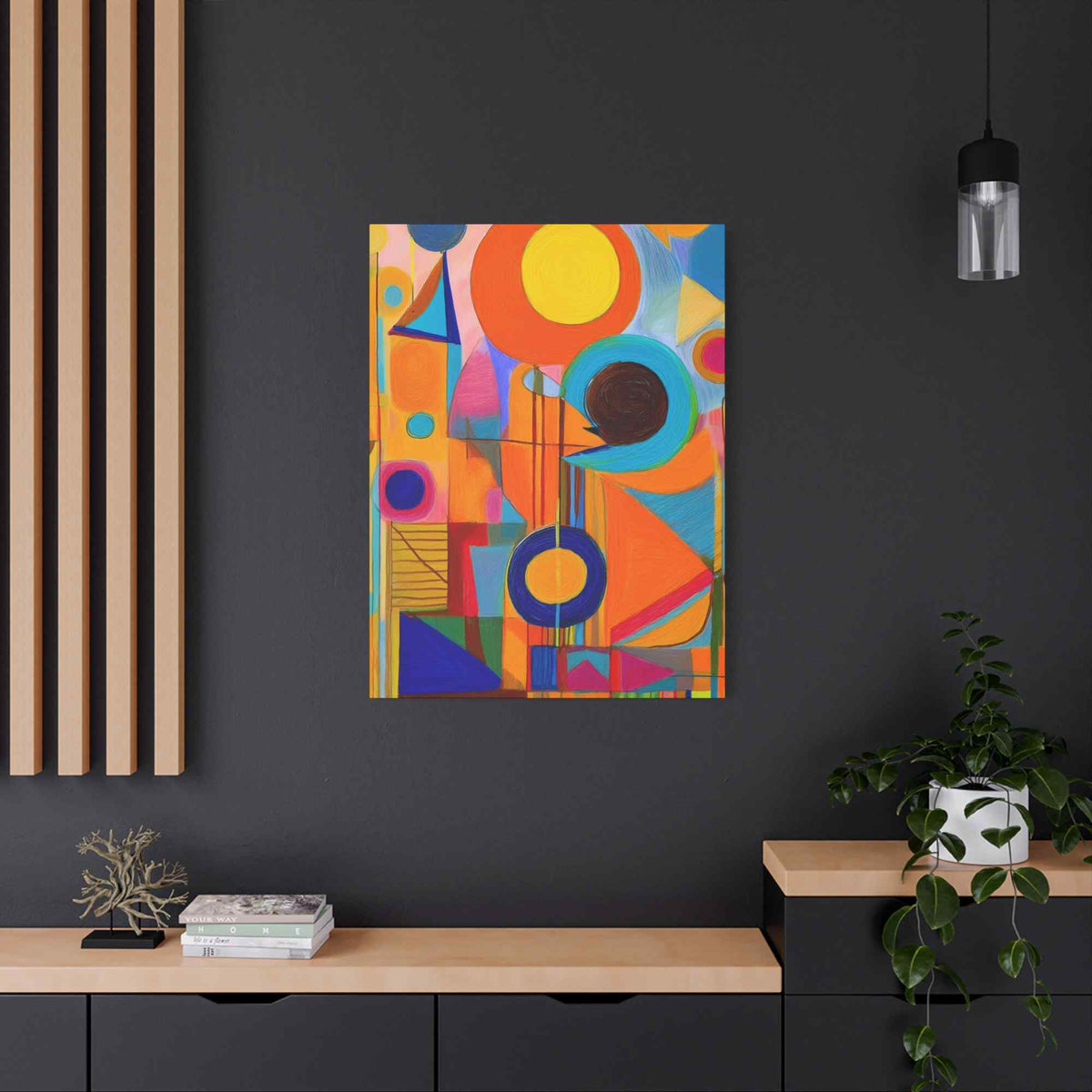 Abstract Painting Print Canvas 20x24,20x30,24x30, 24x32,24x36,30x40, 32x48,36x48,40x60 Pine-Wood Inner Frame ABS-12