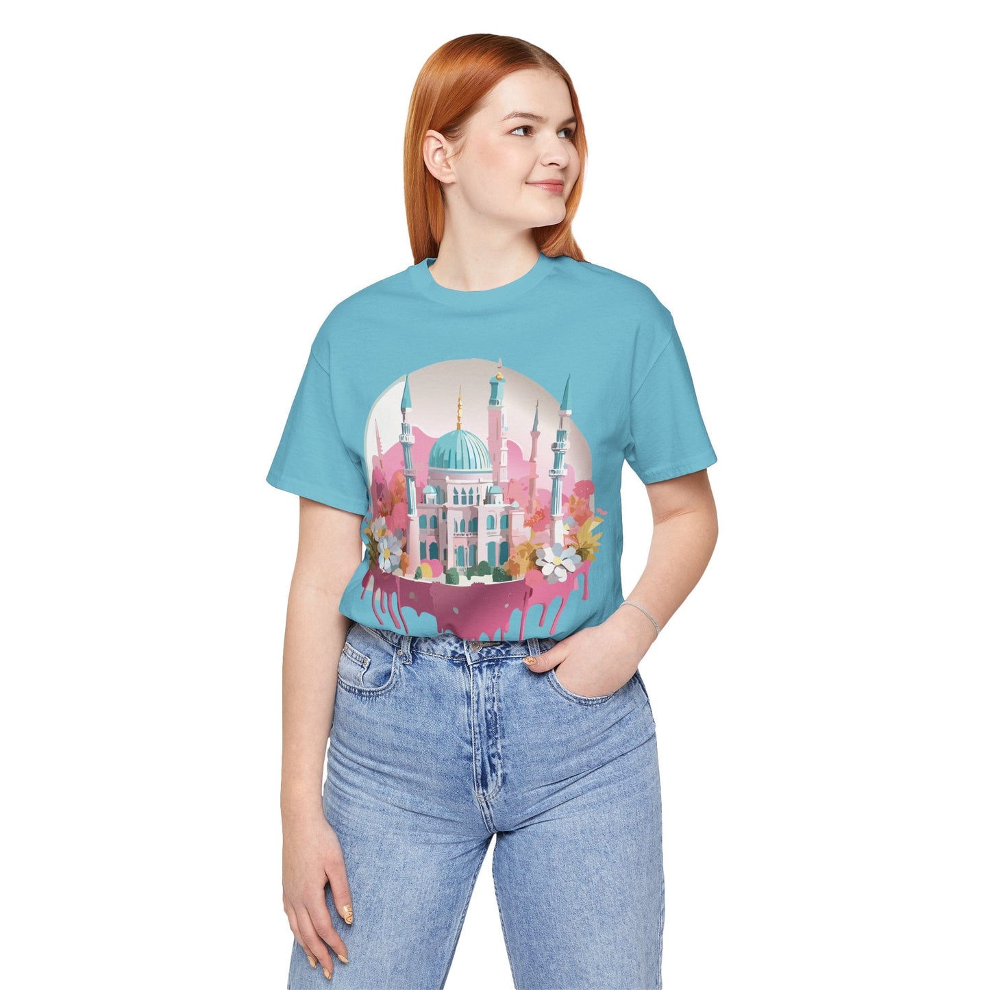 Istanbul Tourist Shirt Unisex Short Sleeve Graphic Tee Vintage Inspired Art Adelpha