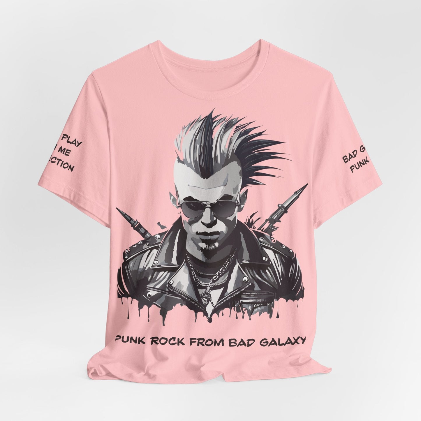 Punk Rocker Graphic Design Unisex Cotton Tee 6