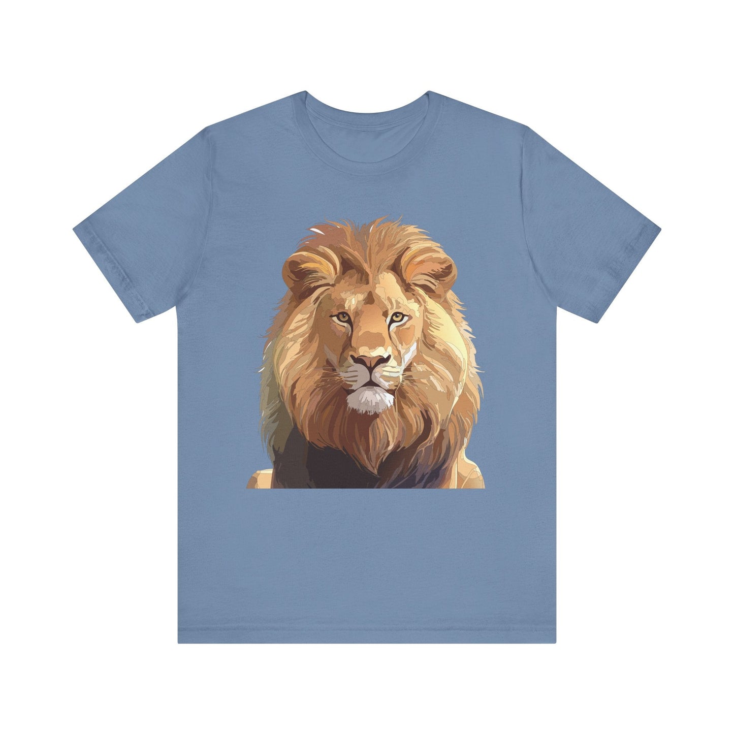 Unisex Animal Art Tee Shirt With Wild Animals Design Gildan 64000 Softstyle Cotton