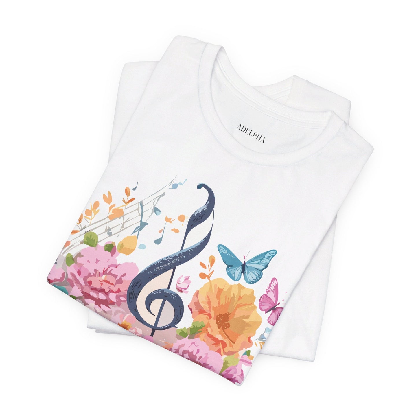 Adelpha Graphic T Shirt Unisex Jersey Short Sleeve Vintage Inspired Artwork Music Tee
