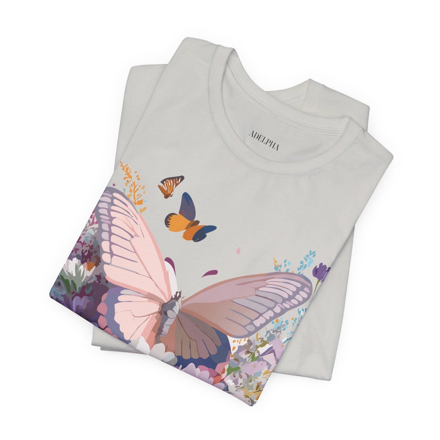 Butterfly Graphic Tee Adelpha Art Design Unisex Short Sleeve Shirt