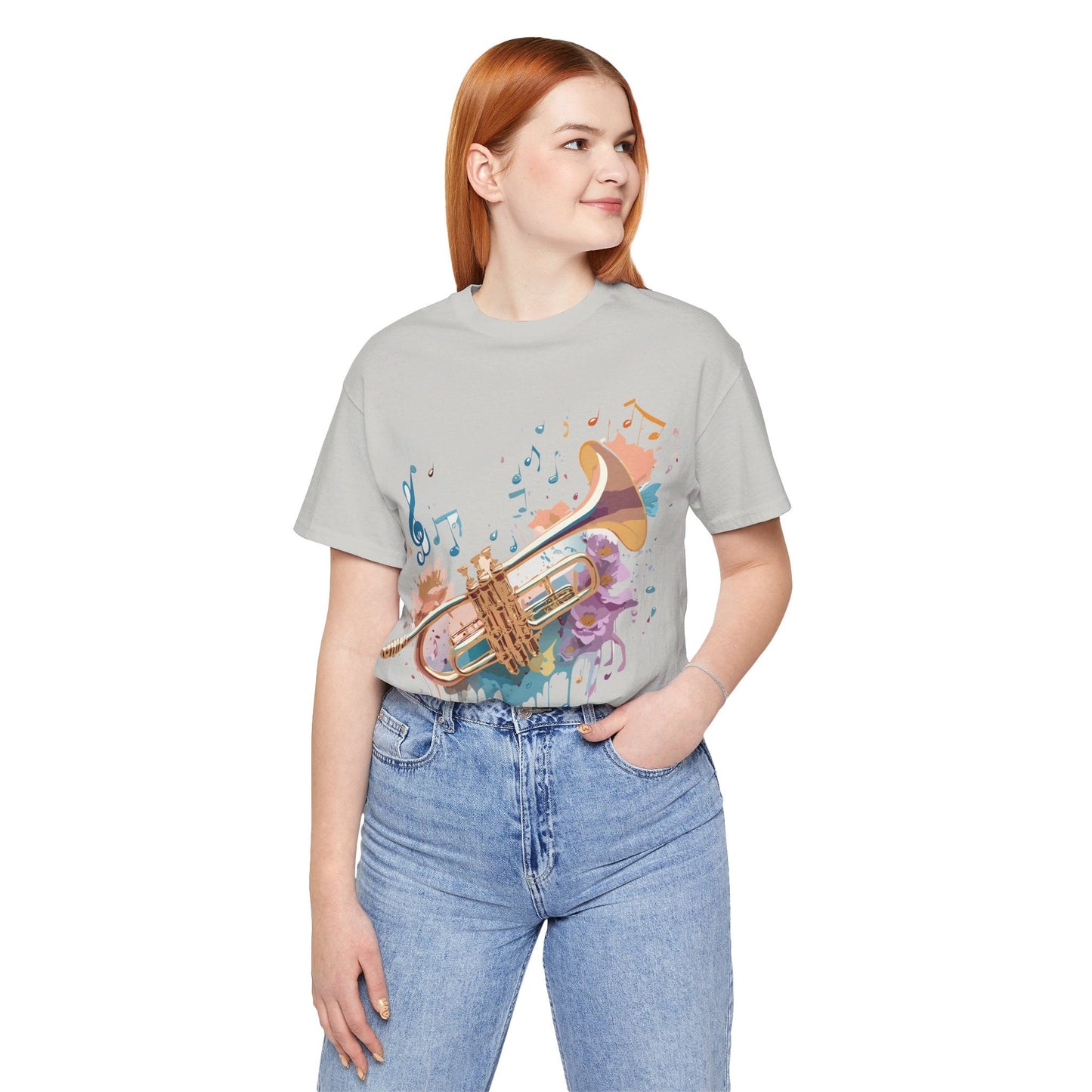 Music Graphic T Shirt Unisex Vintage Inspired Art Tee Adelpha Short Sleeve Design