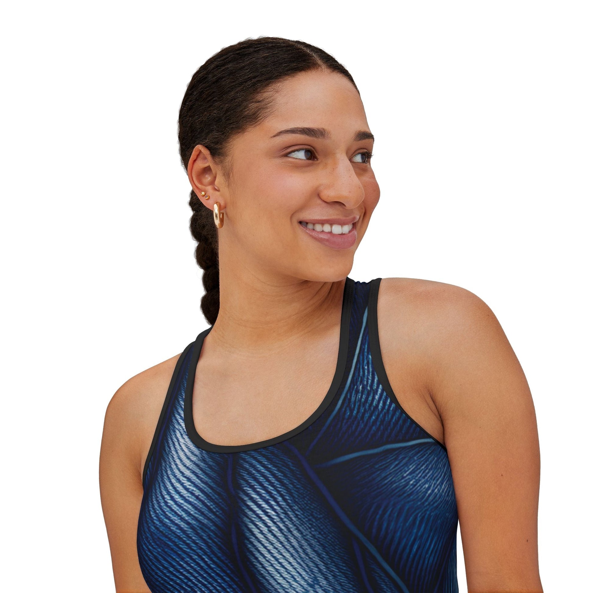 Denim Print Tank Printify