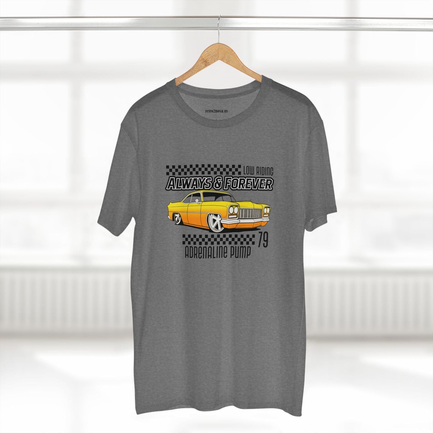 Retro Car Tee Unisex Vintage Car Shirt With Original Art RC-6 Premium Cotton Soft Breathable Comfort