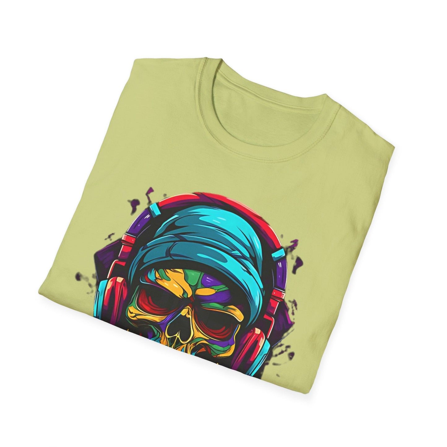 Skull T Shirt Unisex Skeleton Design Gildan Softstyle Cotton Tee for Men Women Durable