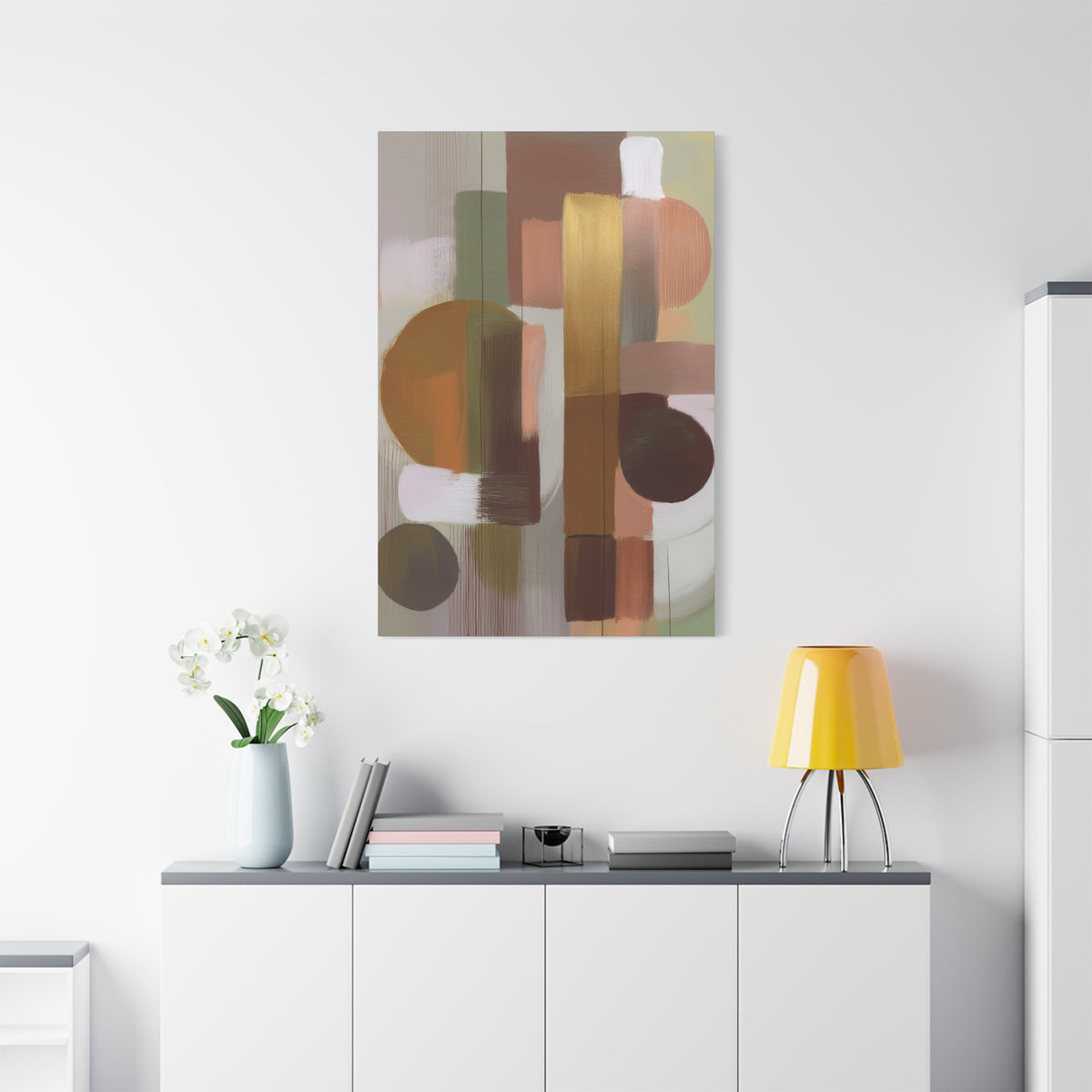 Abstract Geometric Painting Print Canvas 20x24,20x30,24x30 24x32,24x36,30x40 32x48,36x48,40x60 Pine-Wood Inner Frame ABS-52