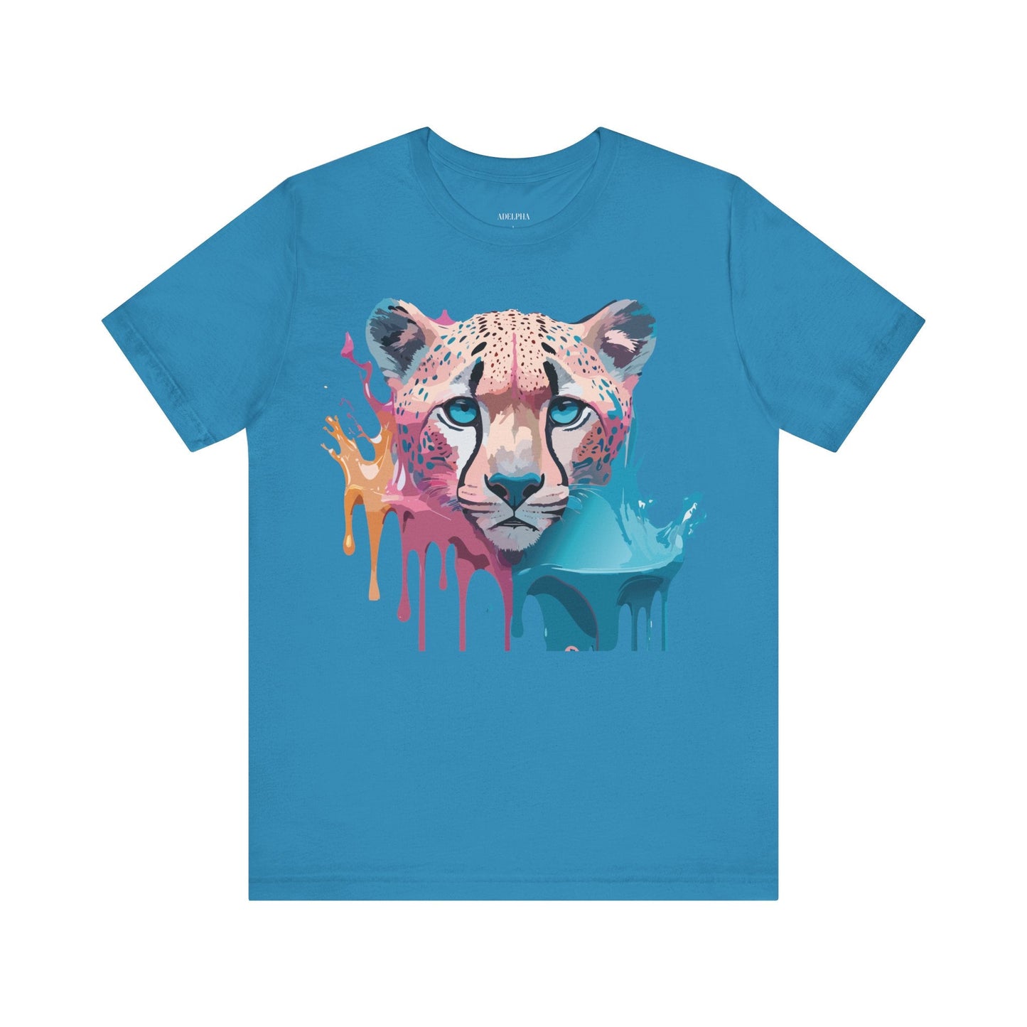 Cheetah Graphic Unisex 100 Cotton Artwork Tee 12