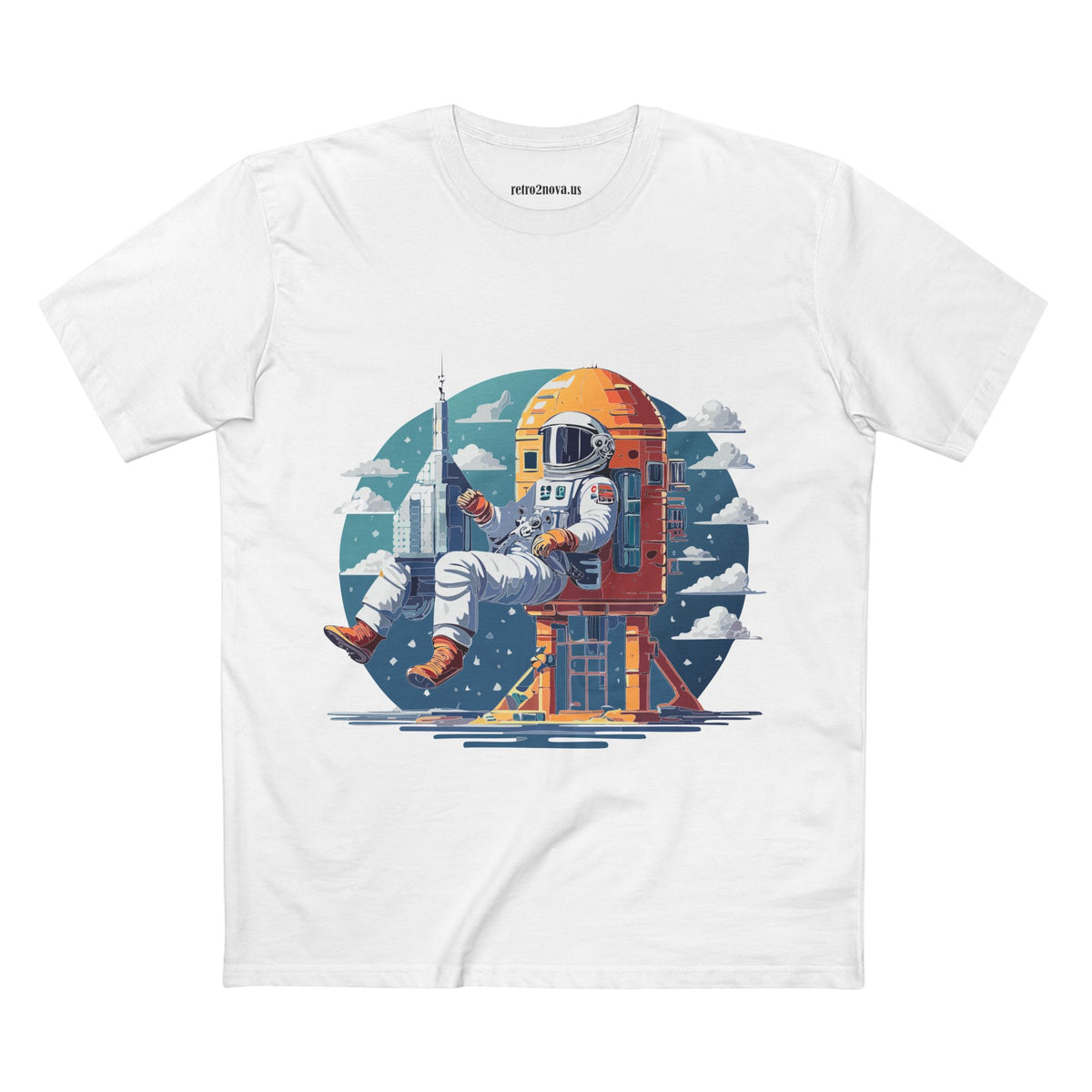 Cosmos Astronaut Graphic Tee Staple Unisex 100 Cotton Tee Shirt - CS-43