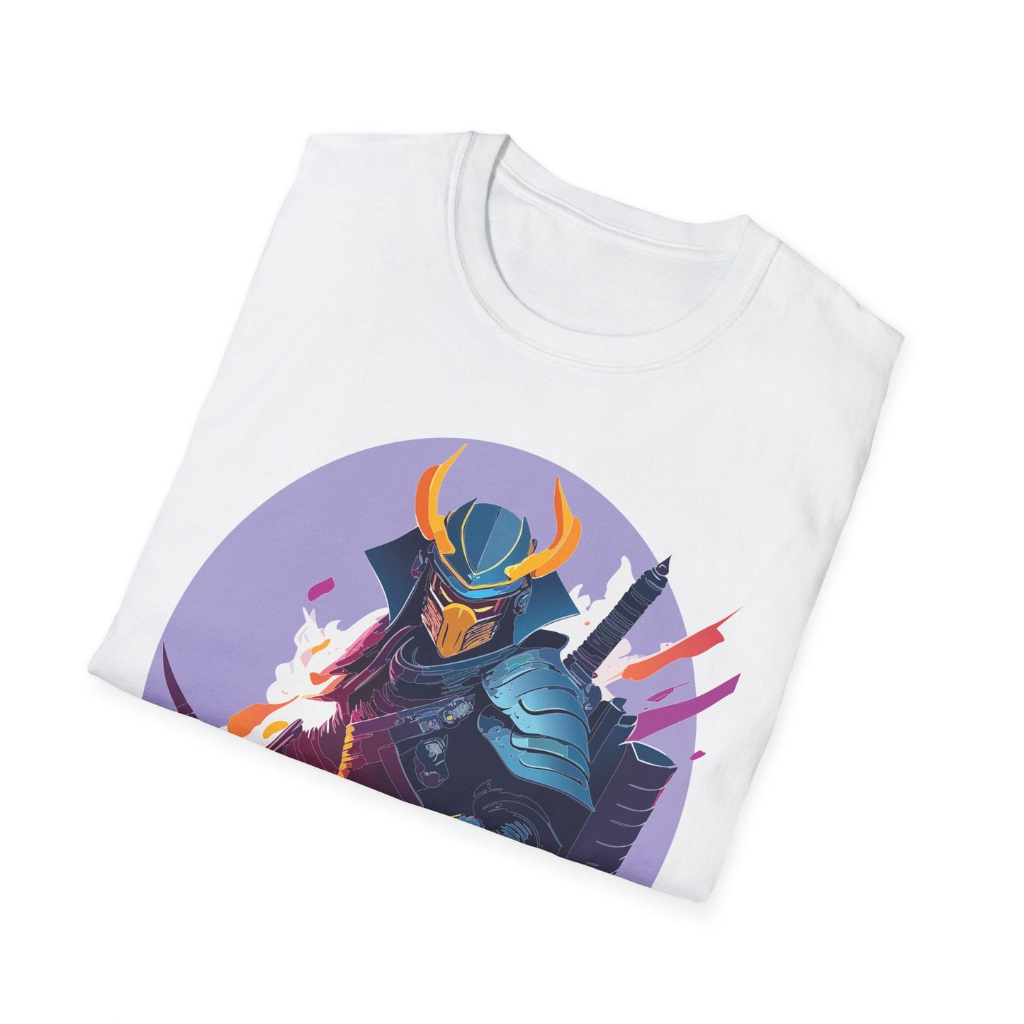 Samurai Shirt Unisex Softstyle Tee 100 Percent Ring Spun Cotton Comfortable Everyday Wear
