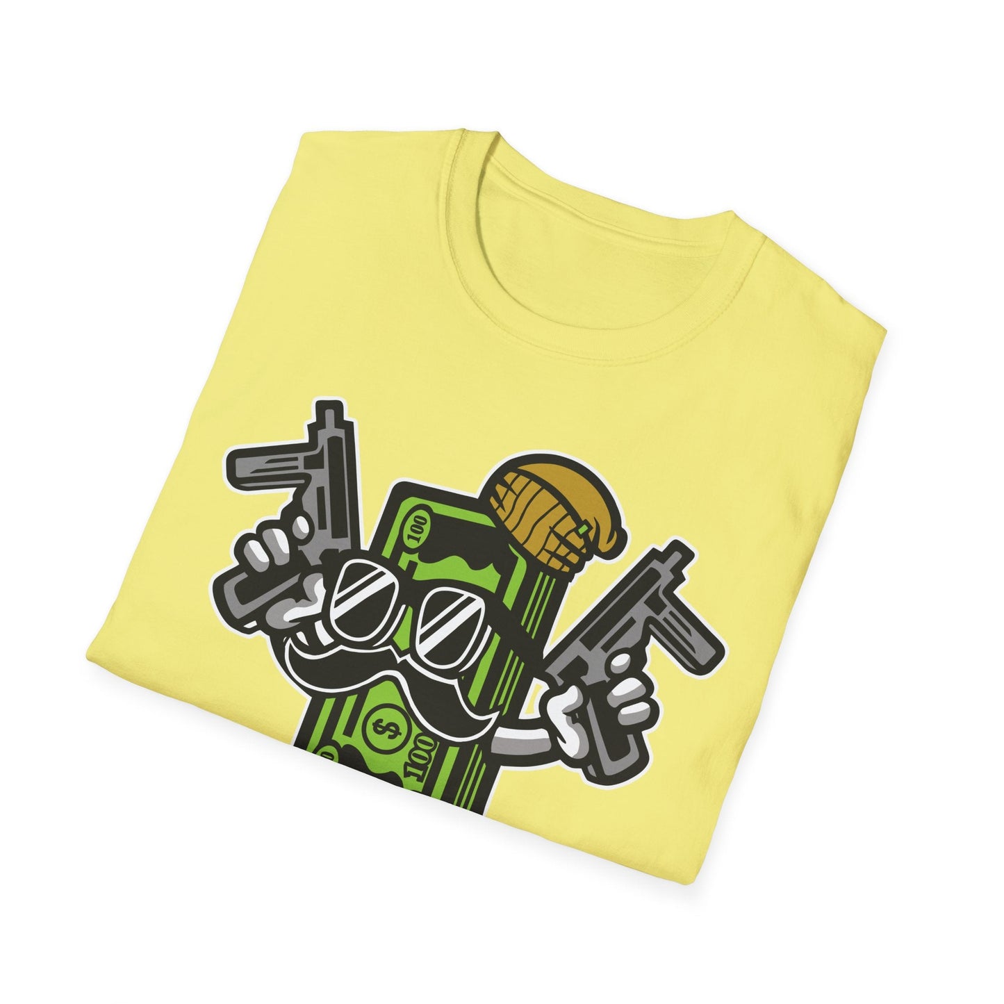 Cartoon T Shirt Animation Tee Funny Graphic Unisex Gildan Softstyle 64000 Cotton