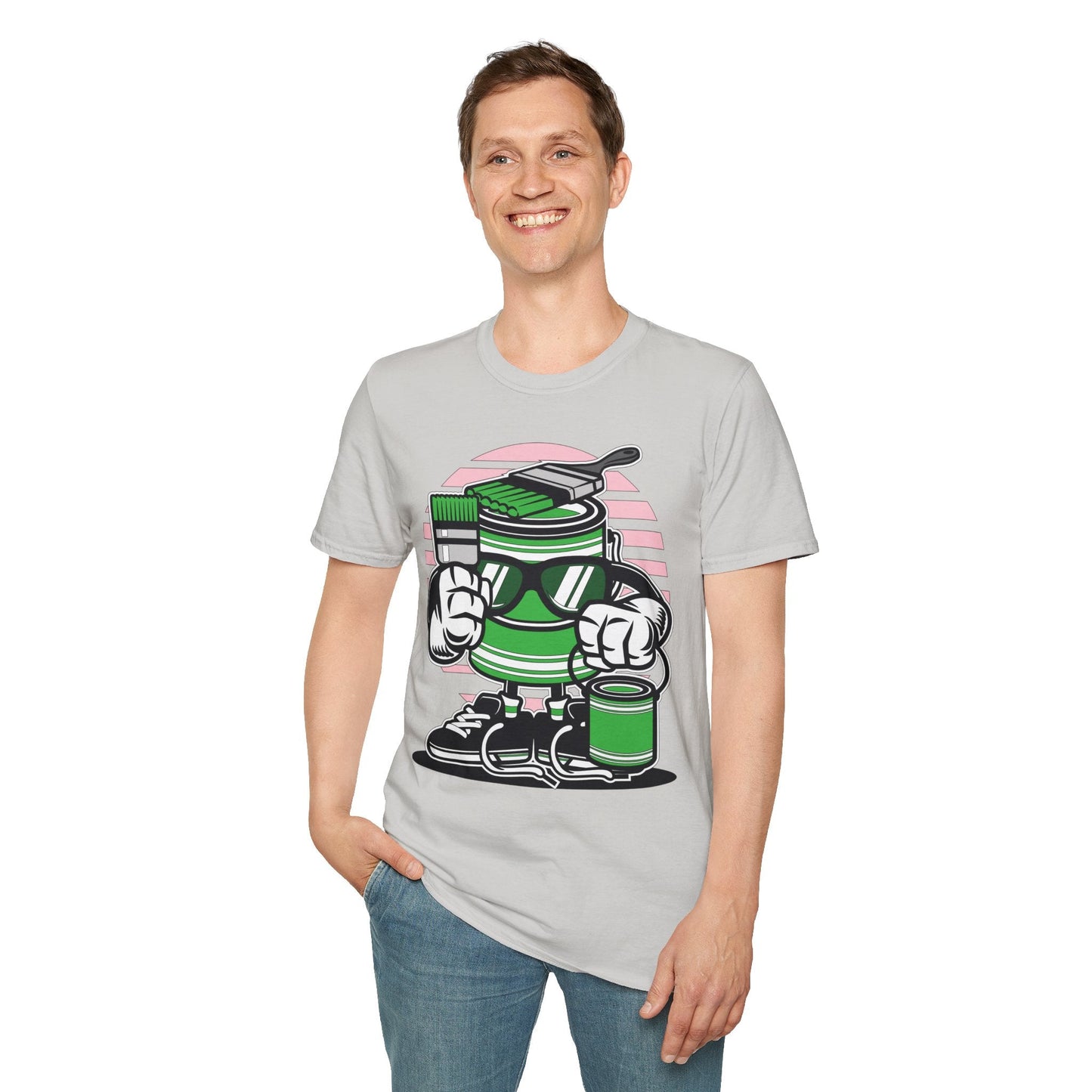 Cartoon T Shirt Animation Tee Funny Graphic Shirt For Unisex Gildan Softstyle 64000 Art Design