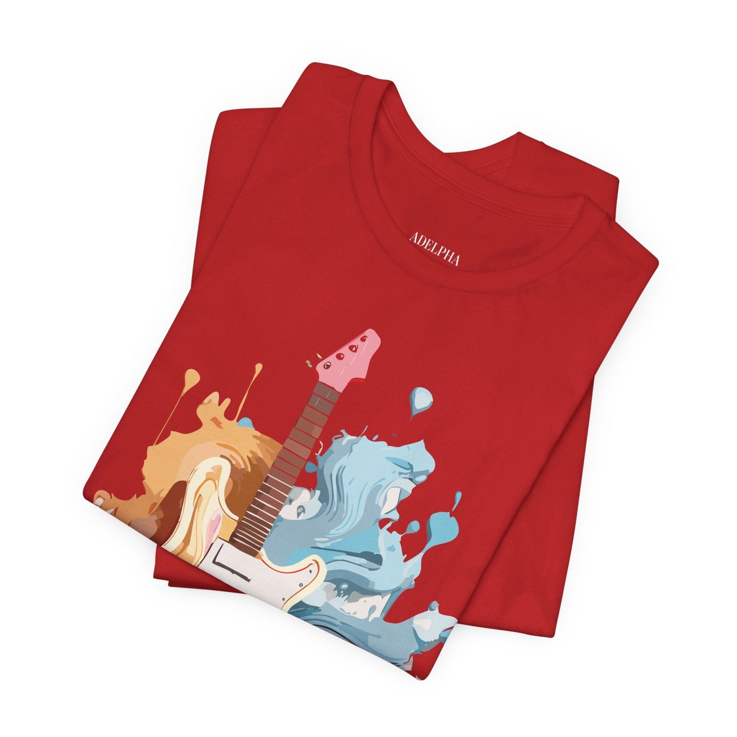 Music T Shirt Graphic Tee Unisex Short Sleeve Vintage Inspired Artwork Adelpha Collection