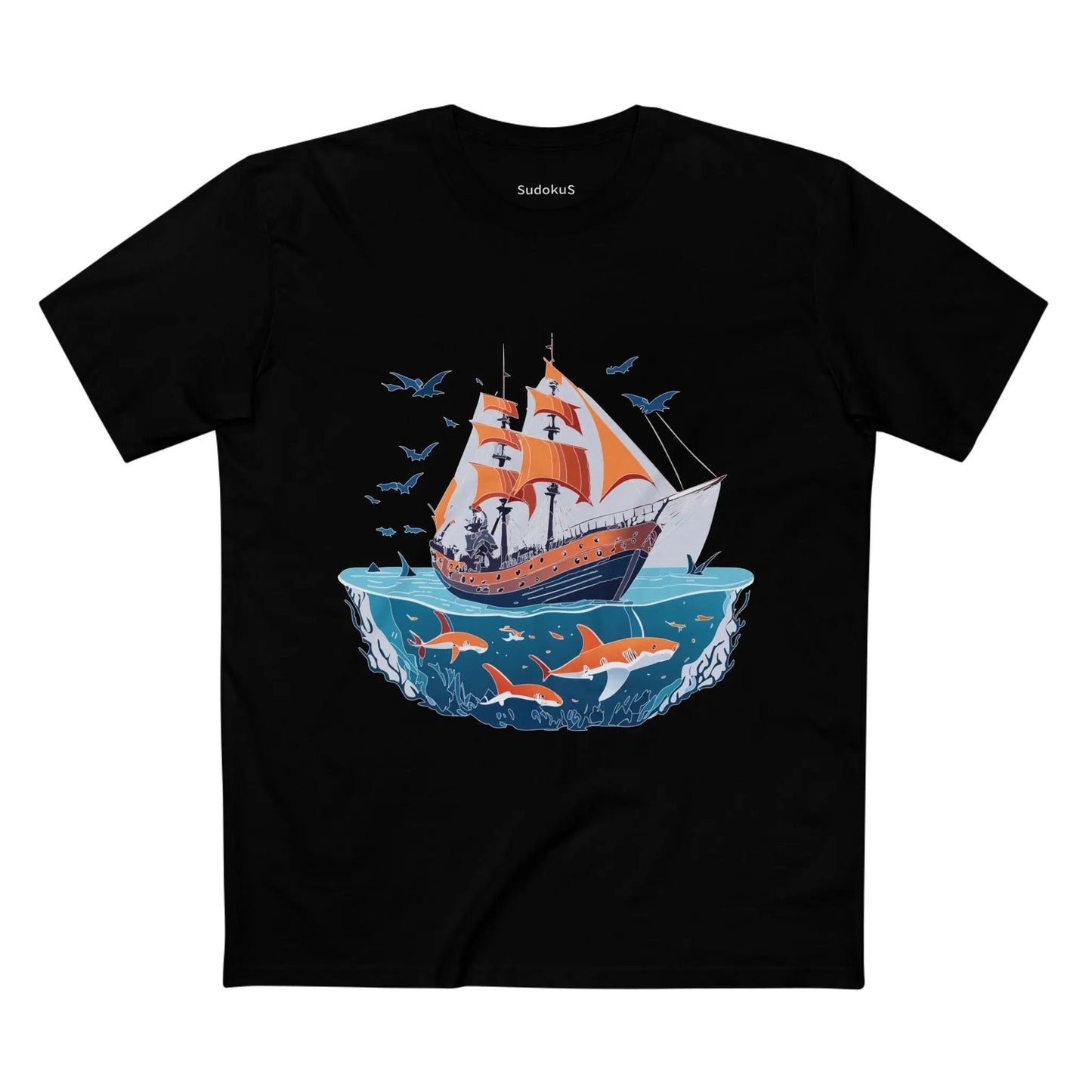 Ocean Coast Graphic Unisex 100 Cotton Staple Tee 24