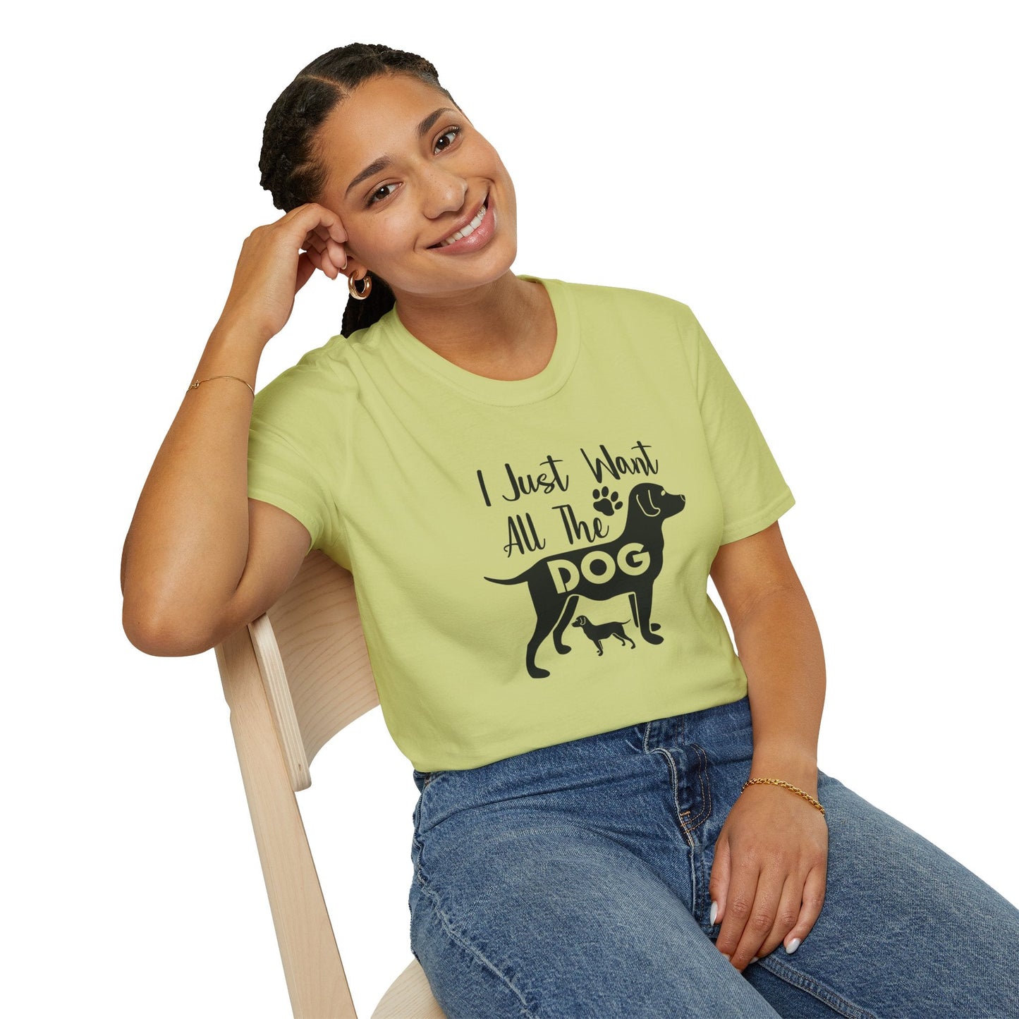 Dog Slogan T Shirts With Funny Quotes Unisex Gildan Softstyle 64000 Premium Cotton Tee