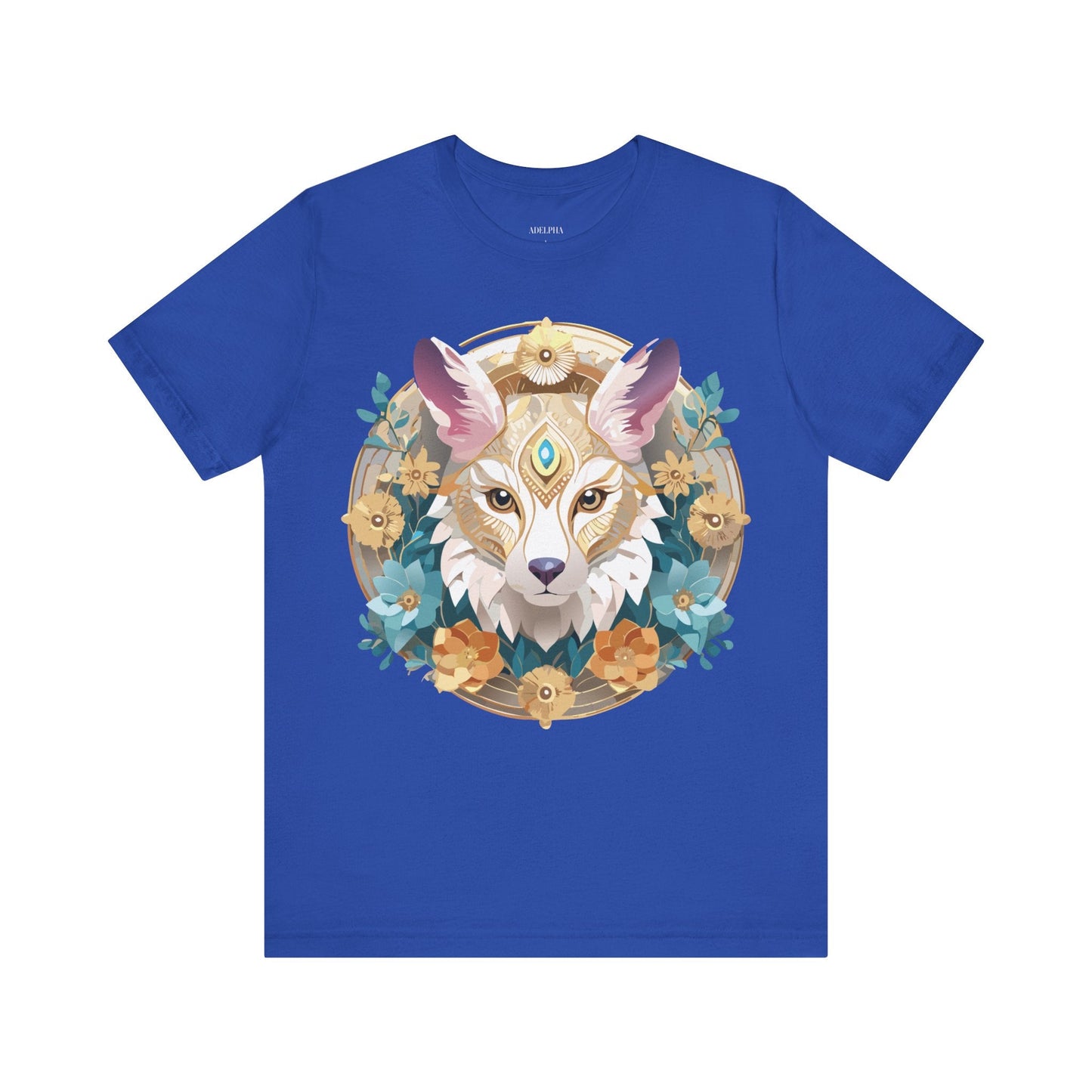 Medallion Graphic Unisex 100 Cotton Vintage Animal Medal Artwork Tee 83