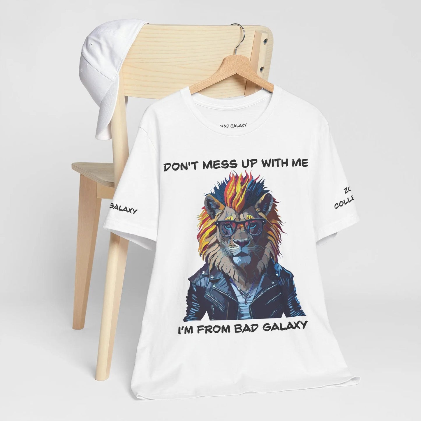 Animal T Shirt From Bad Galaxy Made To Order 100 Percent Cotton Tee Eco Friendly Non Toxic Inks USA