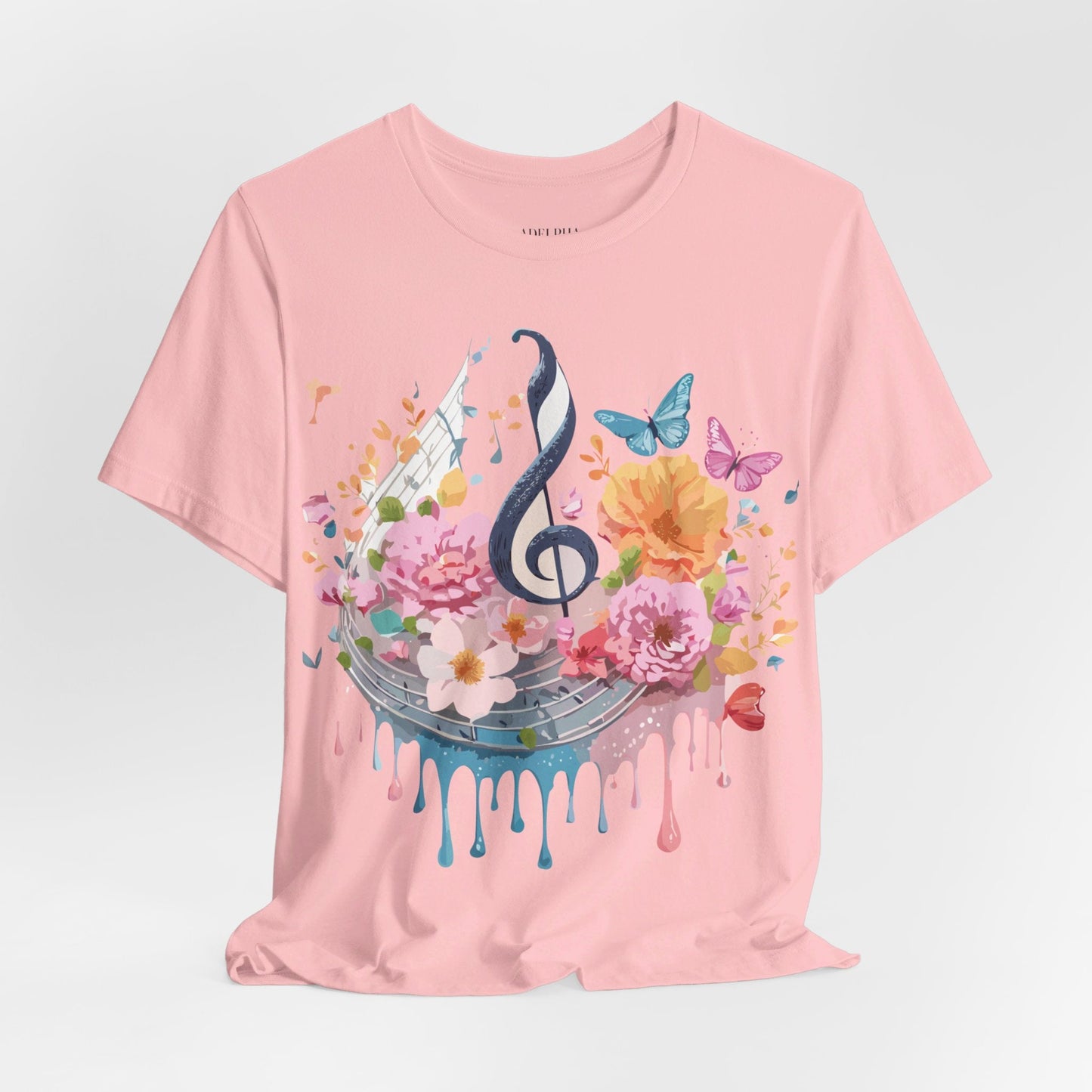 Adelpha Graphic T Shirt Unisex Jersey Short Sleeve Vintage Inspired Artwork Music Tee