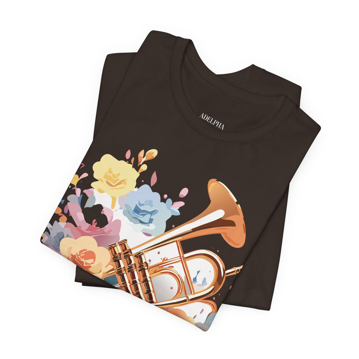 Music Graphic Unisex Cotton Bella+Canvas Tee with Art Design m122