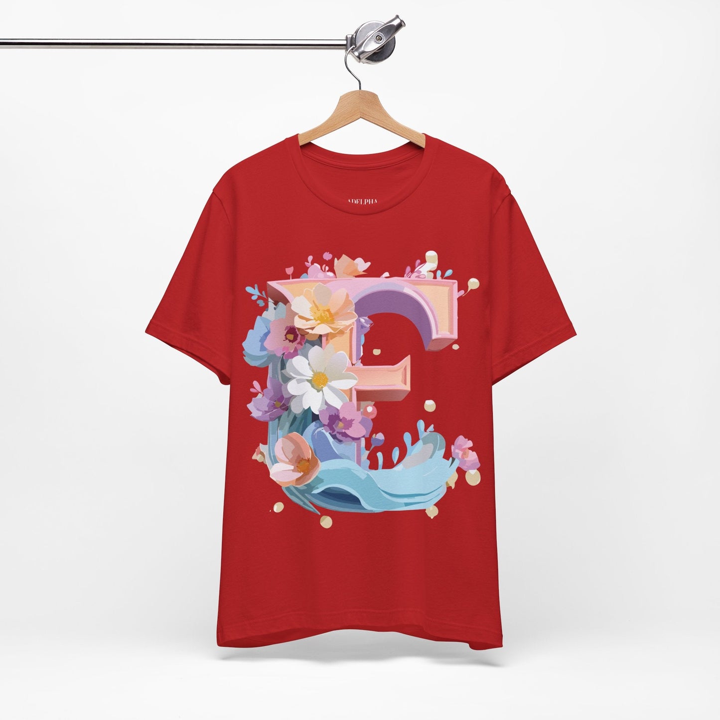 Unisex Letter E Graphic T Shirt By Adelpha Vintage Inspired Artwork Tee For Everyday Wear