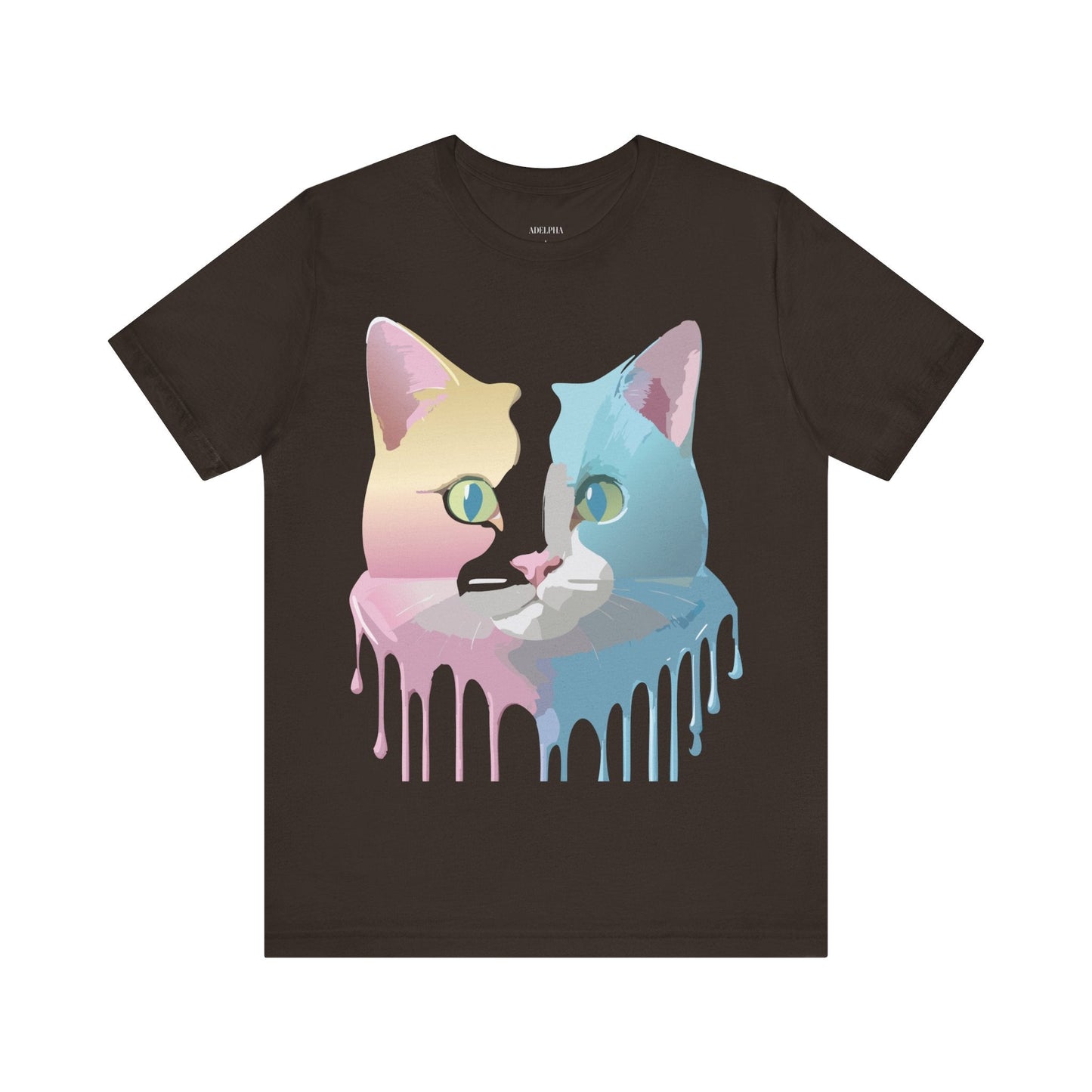 Cat Graphic Tee Unisex Vintage Inspired Shirt By Adelpha Limited Edition