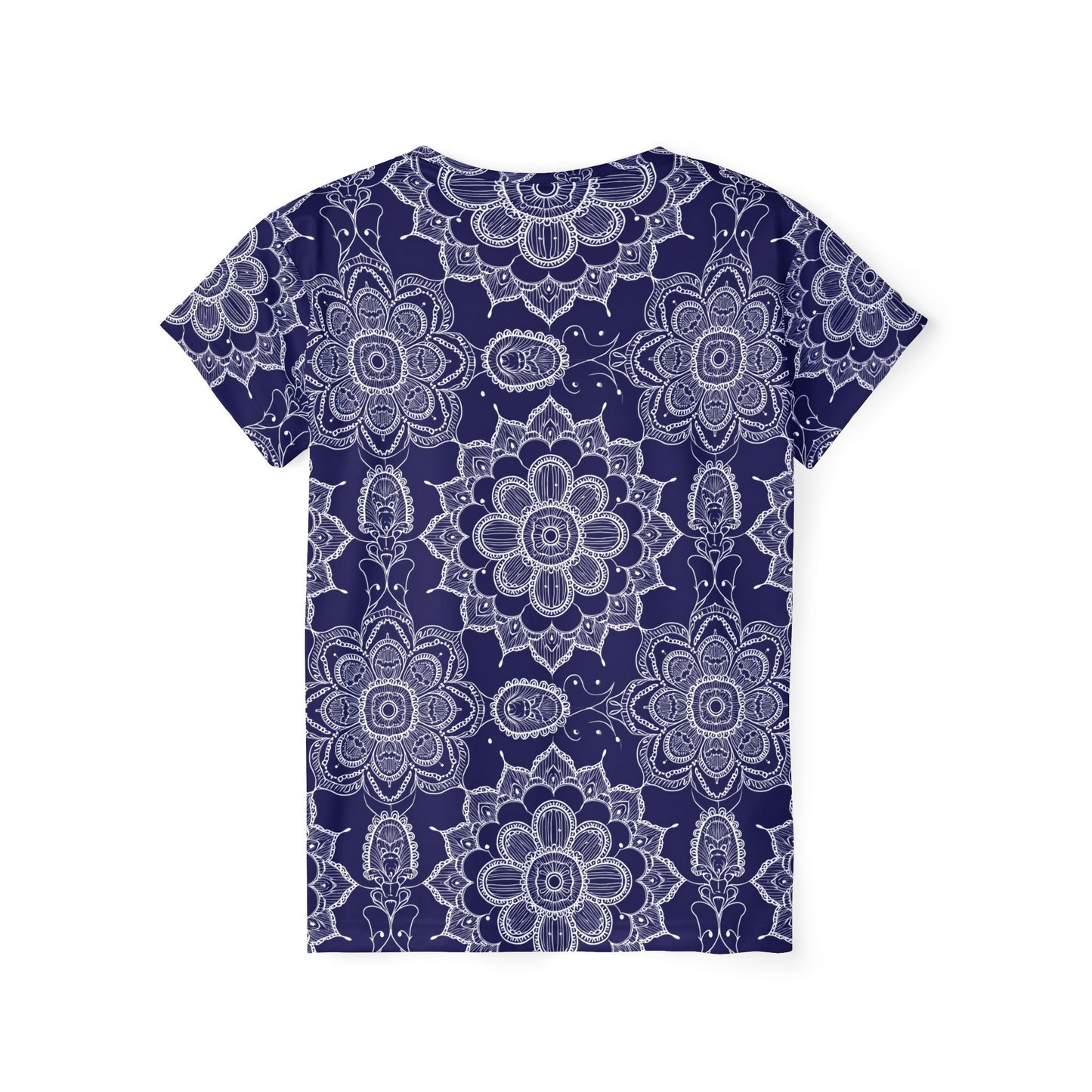 Lace Print Poly Shirt, Poly Shirt with Lace Print, Lace Shirt 40