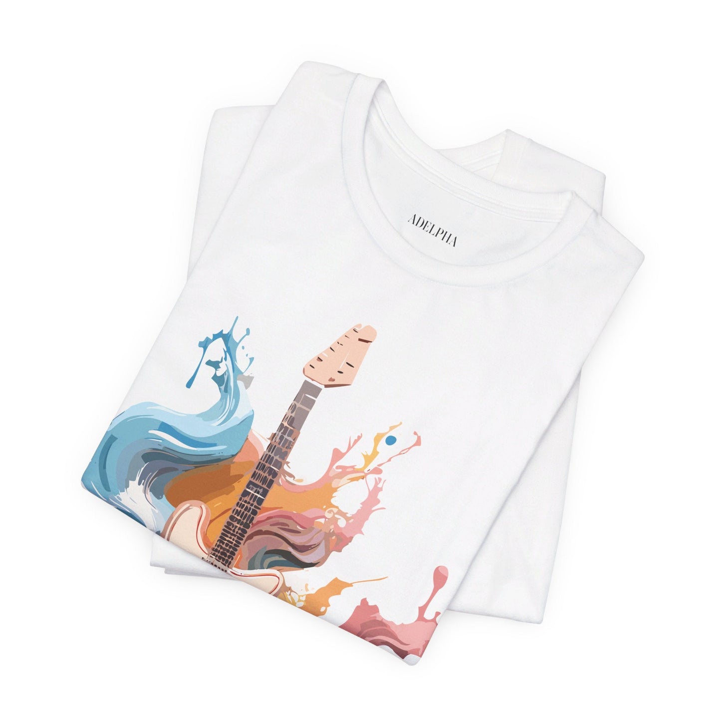 Music T Shirt Unisex Graphic Tee Featuring Original Adelpha Artwork Vintage Inspired Design