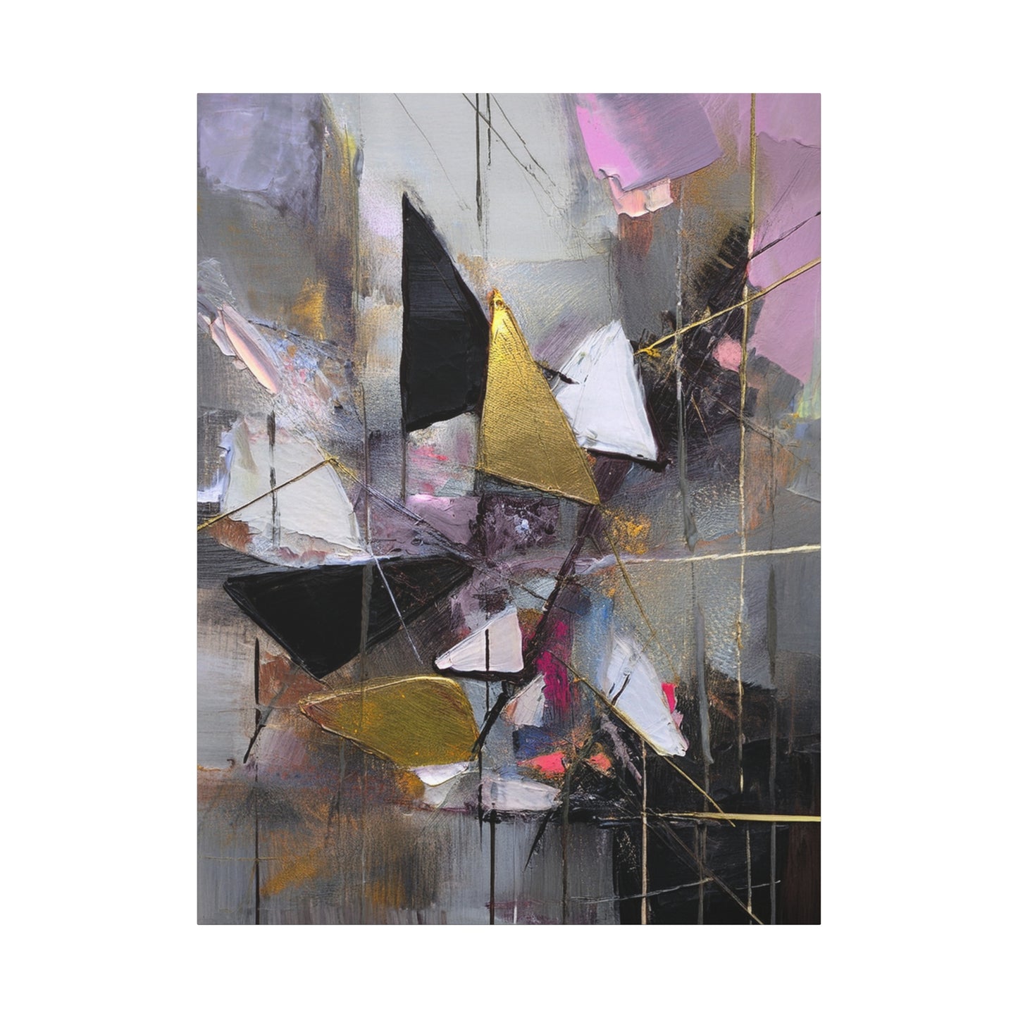 Abstract Oil Painting Print Canvas 20x24,20x30,24x30 24x32,24x36,30x40 32x48,36x48,40x60 Pine-Wood Inner Frame ABS-217