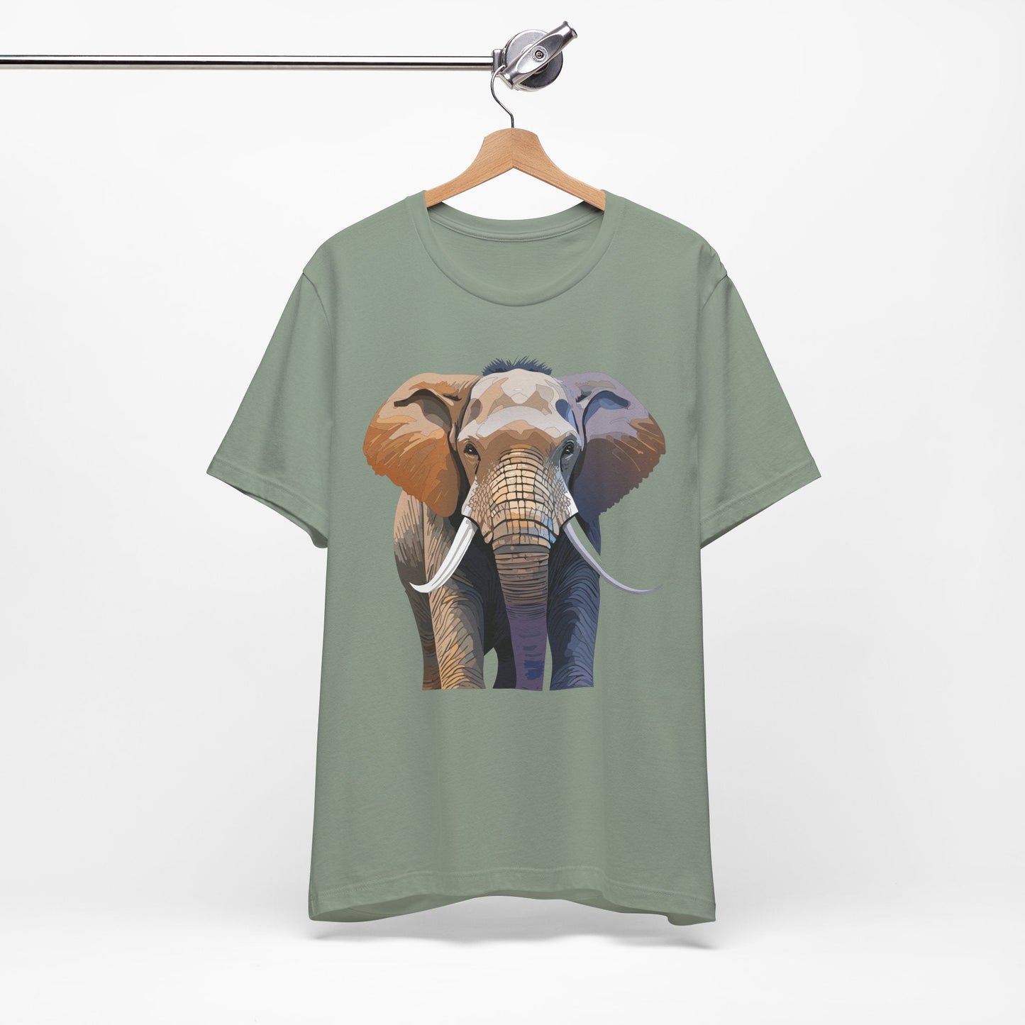Unisex Animal Art Design Tee Shirt With Wildlife Animals Short Sleeve Everyday Comfort