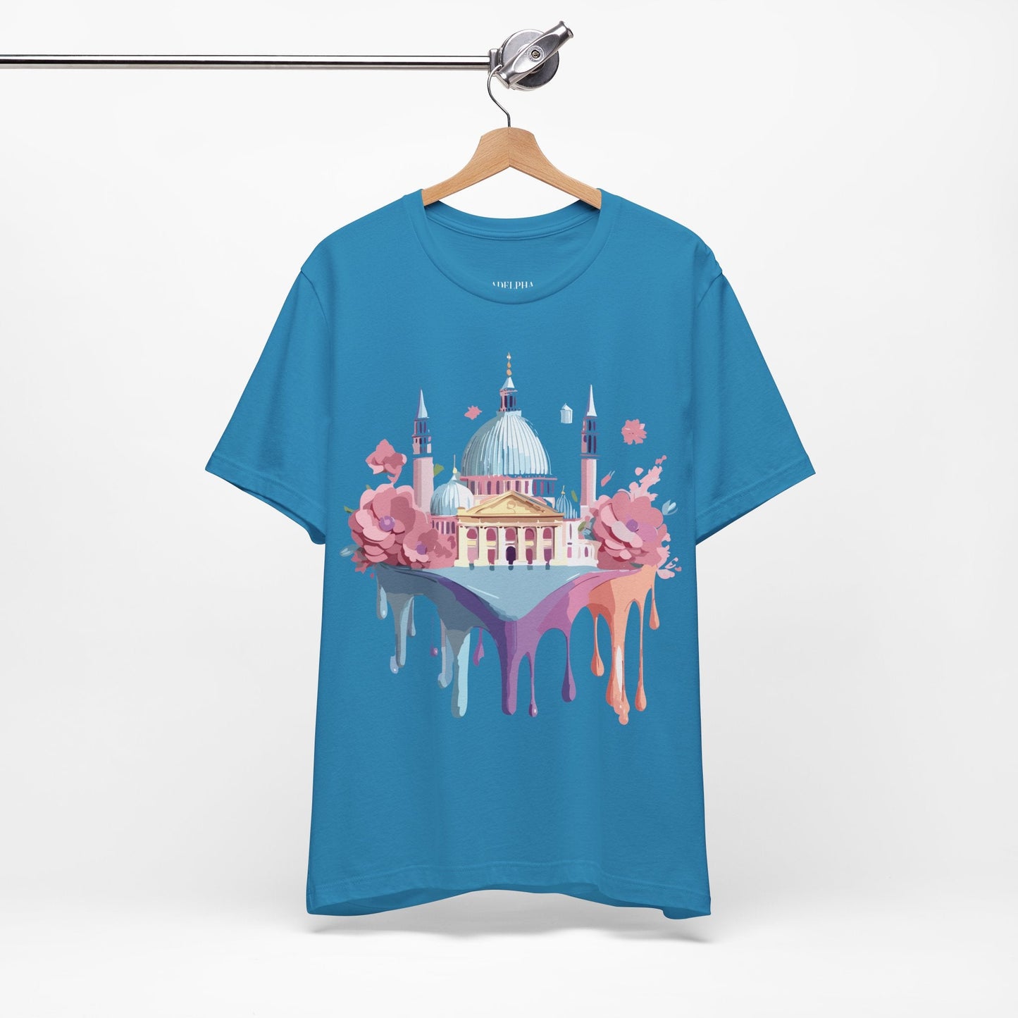 Venice Tourist Shirt Unisex Graphic Tee With Vintage Inspired Adelpha Artwork For Everyday Wear