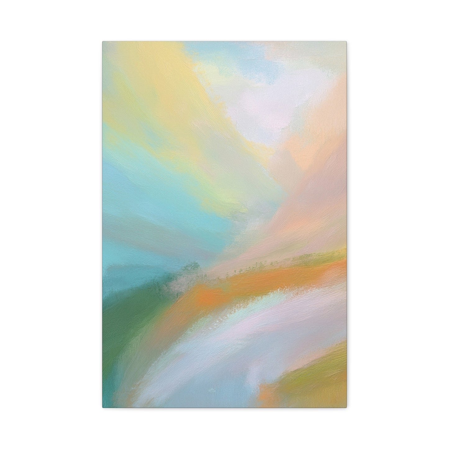Abstract Pastel Painting Print Canvas 20x24,20x30,24x30 24x32,24x36,30x40 32x48,36x48,40x60 Pine-Wood Inner Frame ABS-94