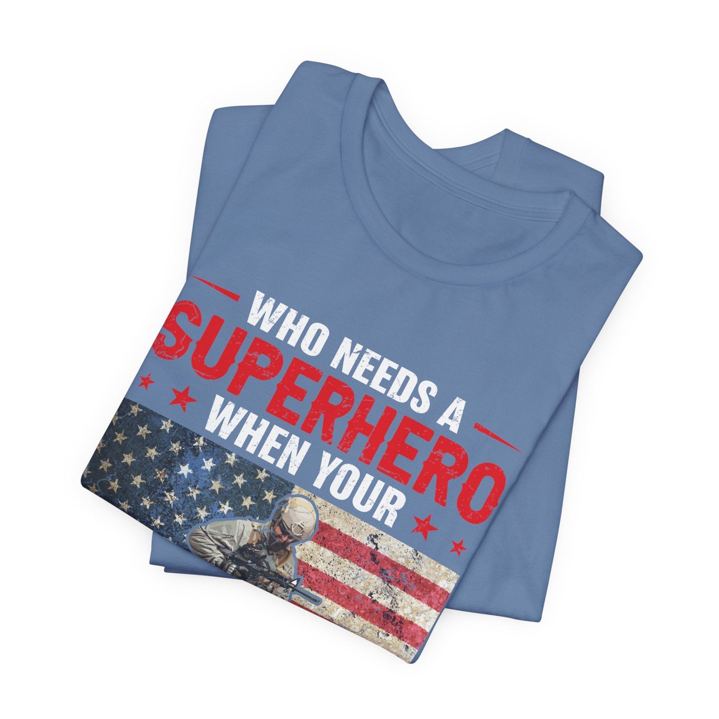 American Flag Graphic Unisex Cotton Tee v43