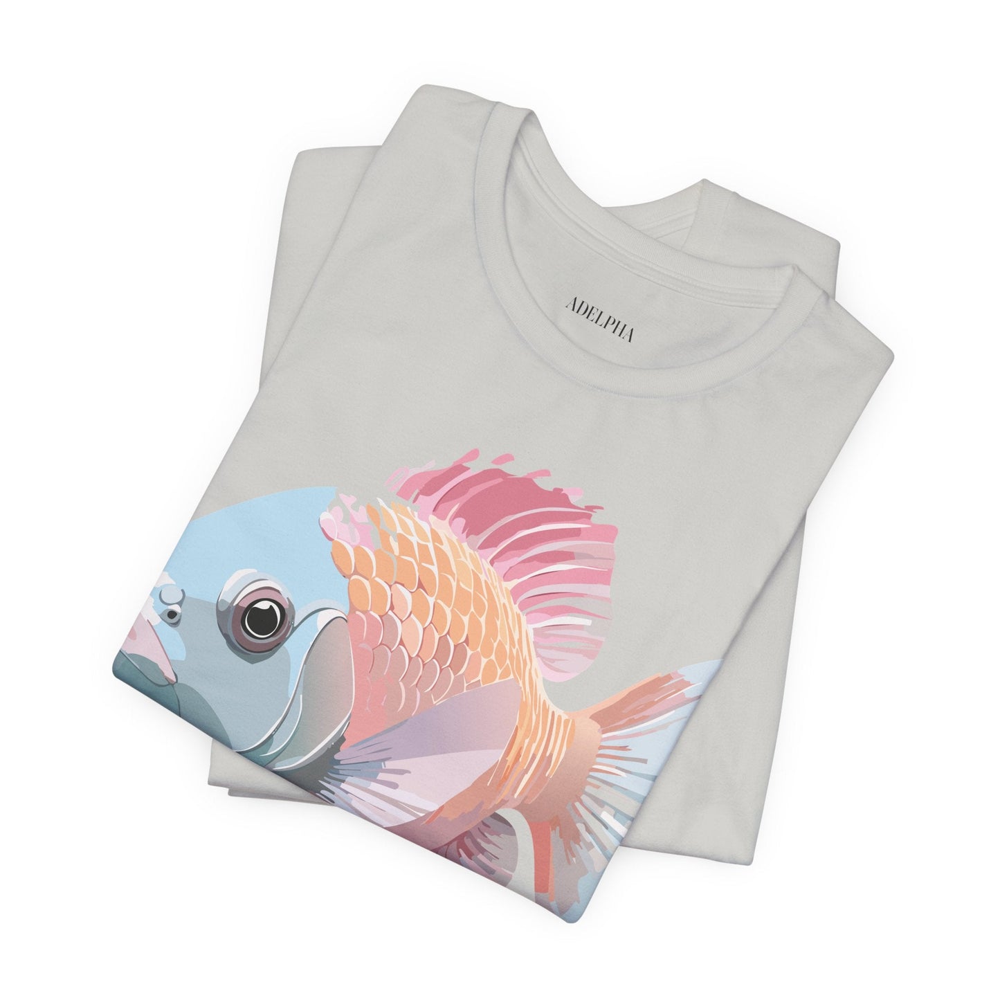 Fish Graphic Unisex 100 Cotton Vintage Artwork Tee 1