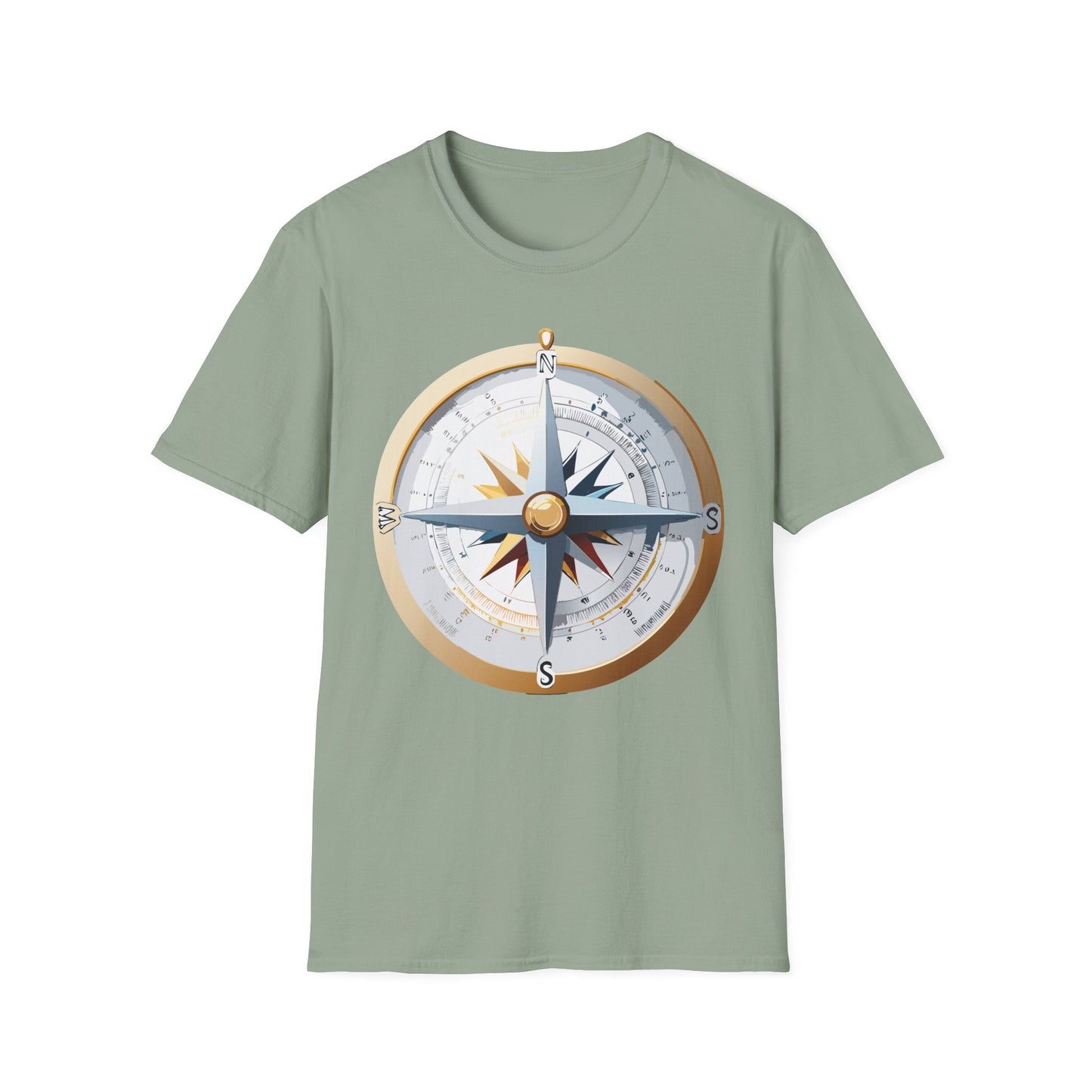 Compass Navigator Graphic Tee Unisex 100 Cotton 12
