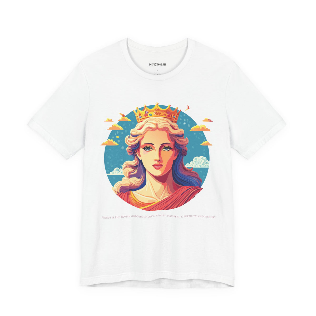 Goddess Graphic Unisex Cotton Bella+Canvas Tee with Venus